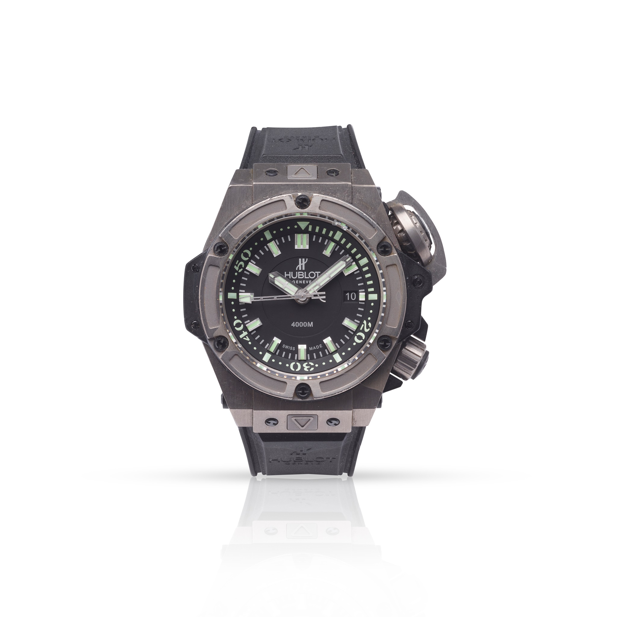 Hublot: a titanium wristwatch