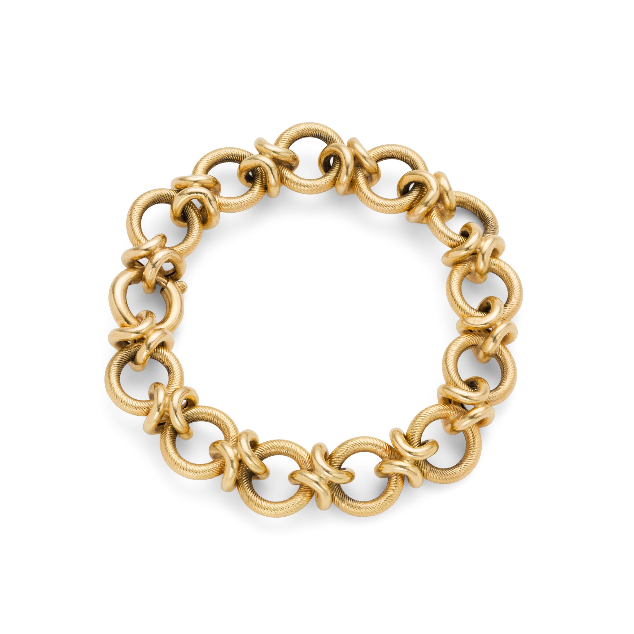 A fancy link bracelet