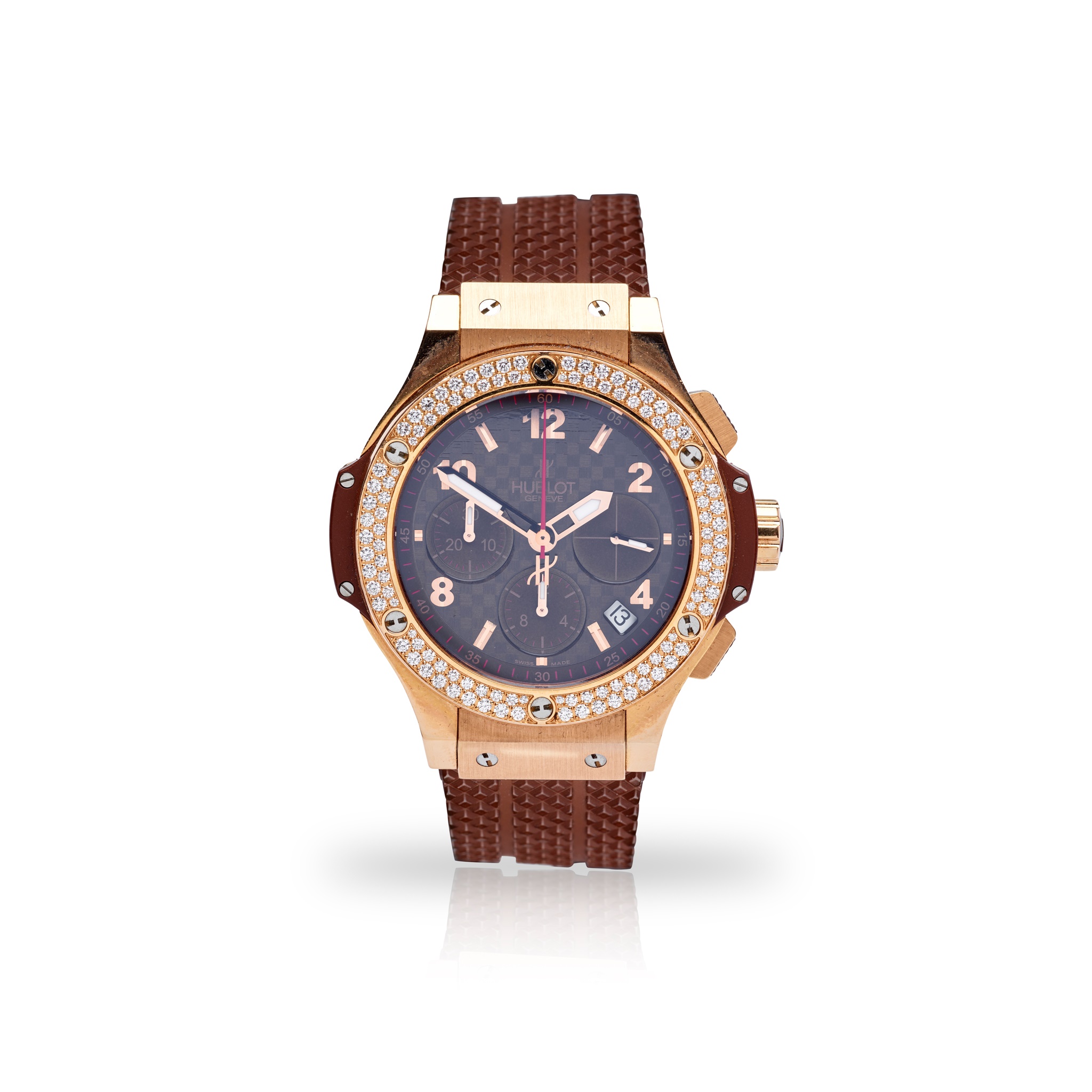 Hublot: a diamond-set wrist watch