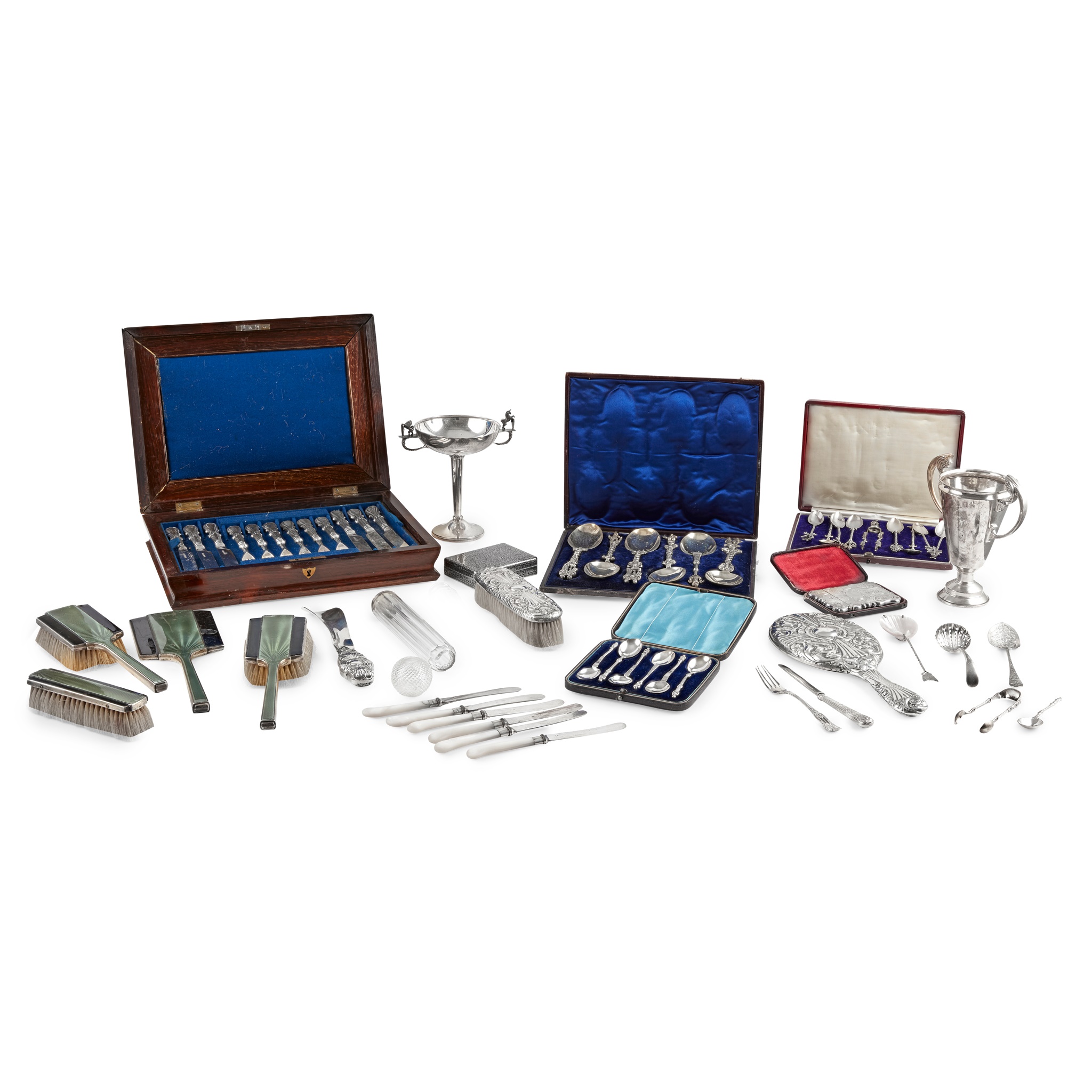 A collection of miscellaneous silver