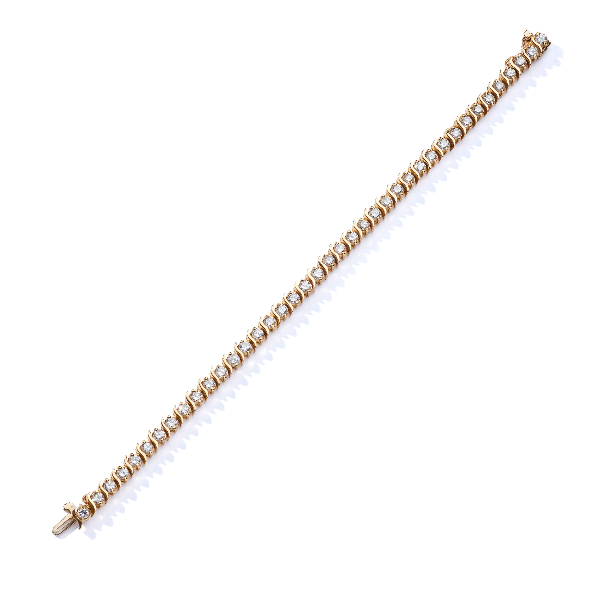 A diamond bracelet