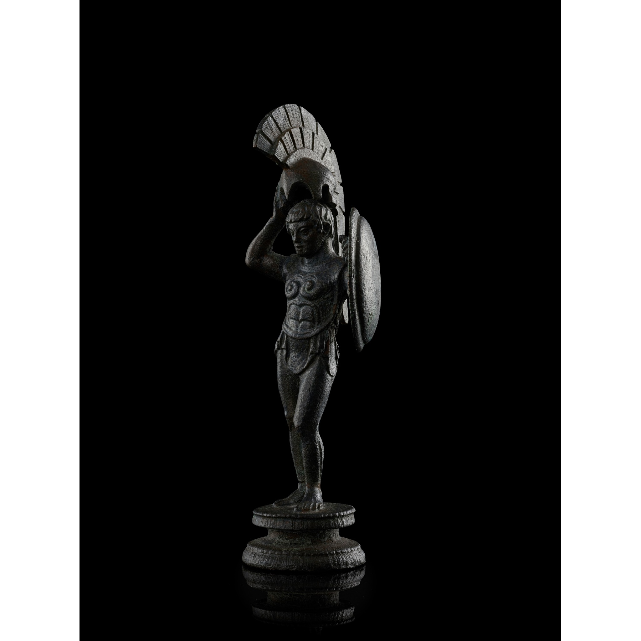 ETRUSCAN BRONZE FIGURE OF A WARRIOR