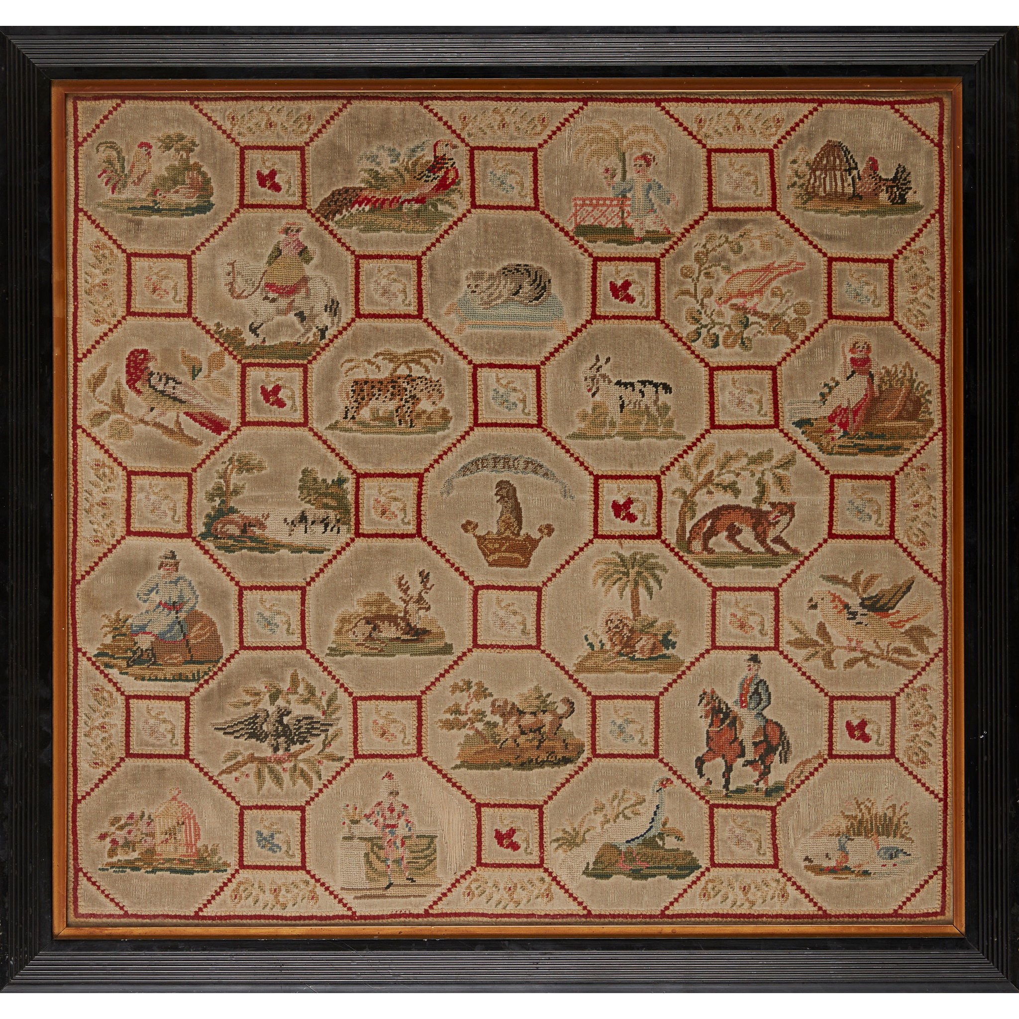 WILLIAM IV NEEDLEWORK PANEL