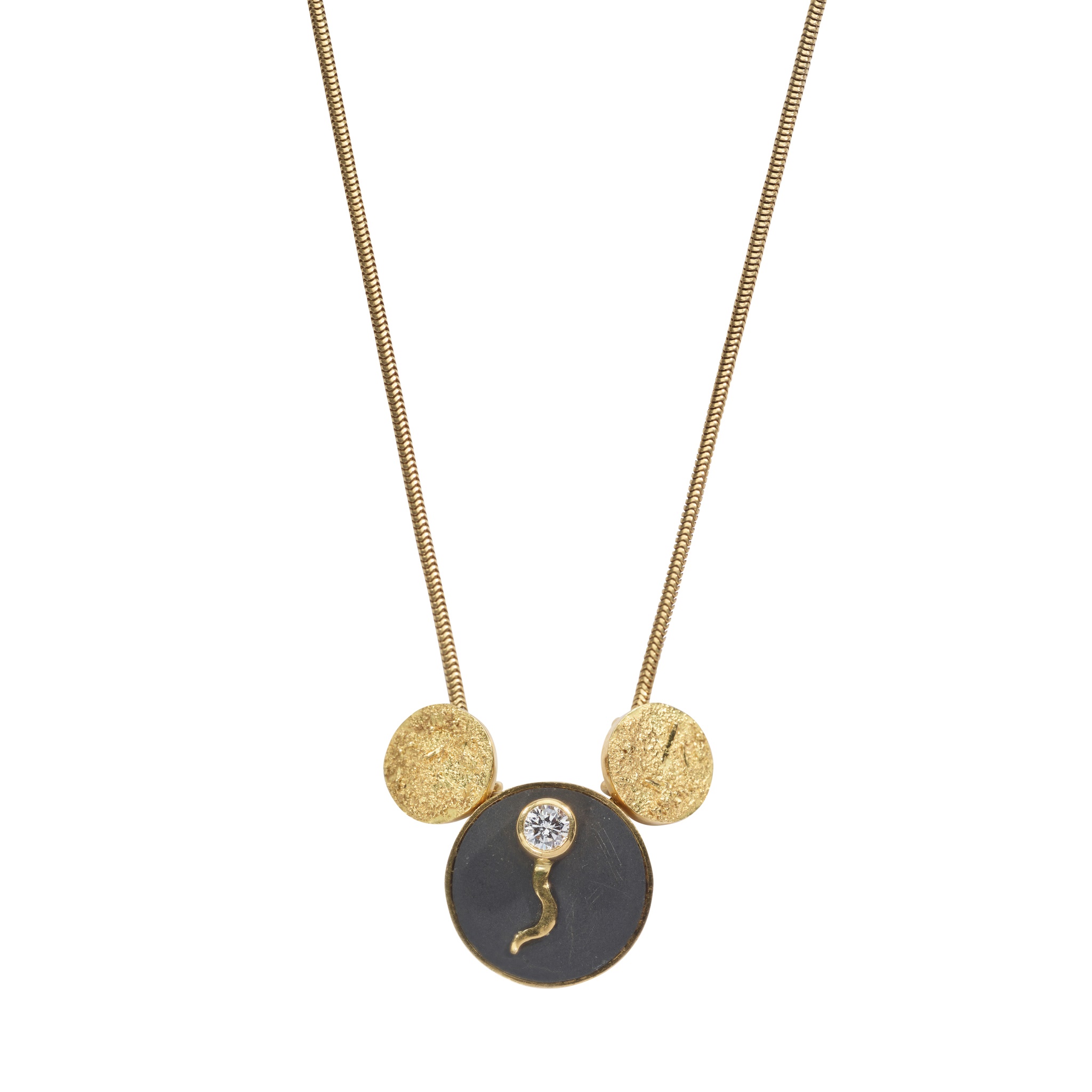 A diamond-set necklace, by Nicola Appleby