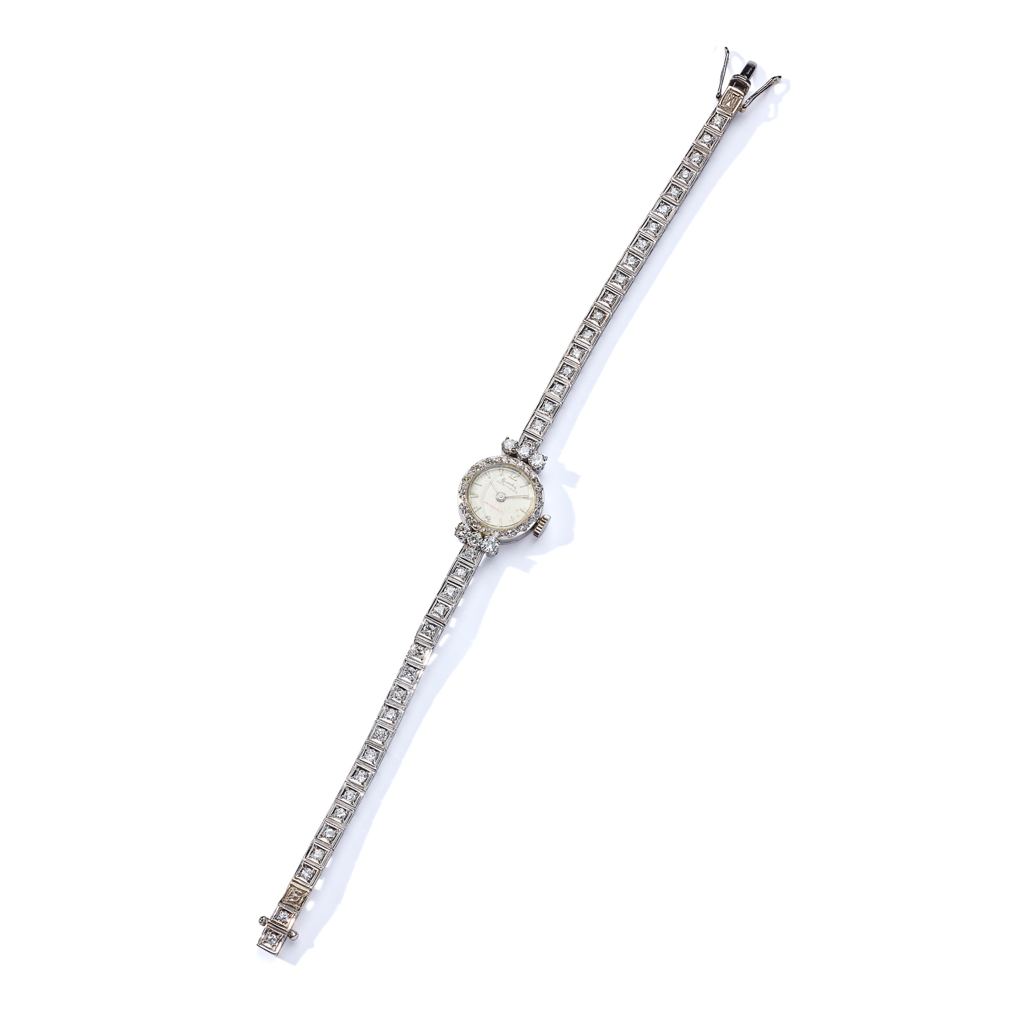 Sandoz: A diamond cocktail watch, circa 1940