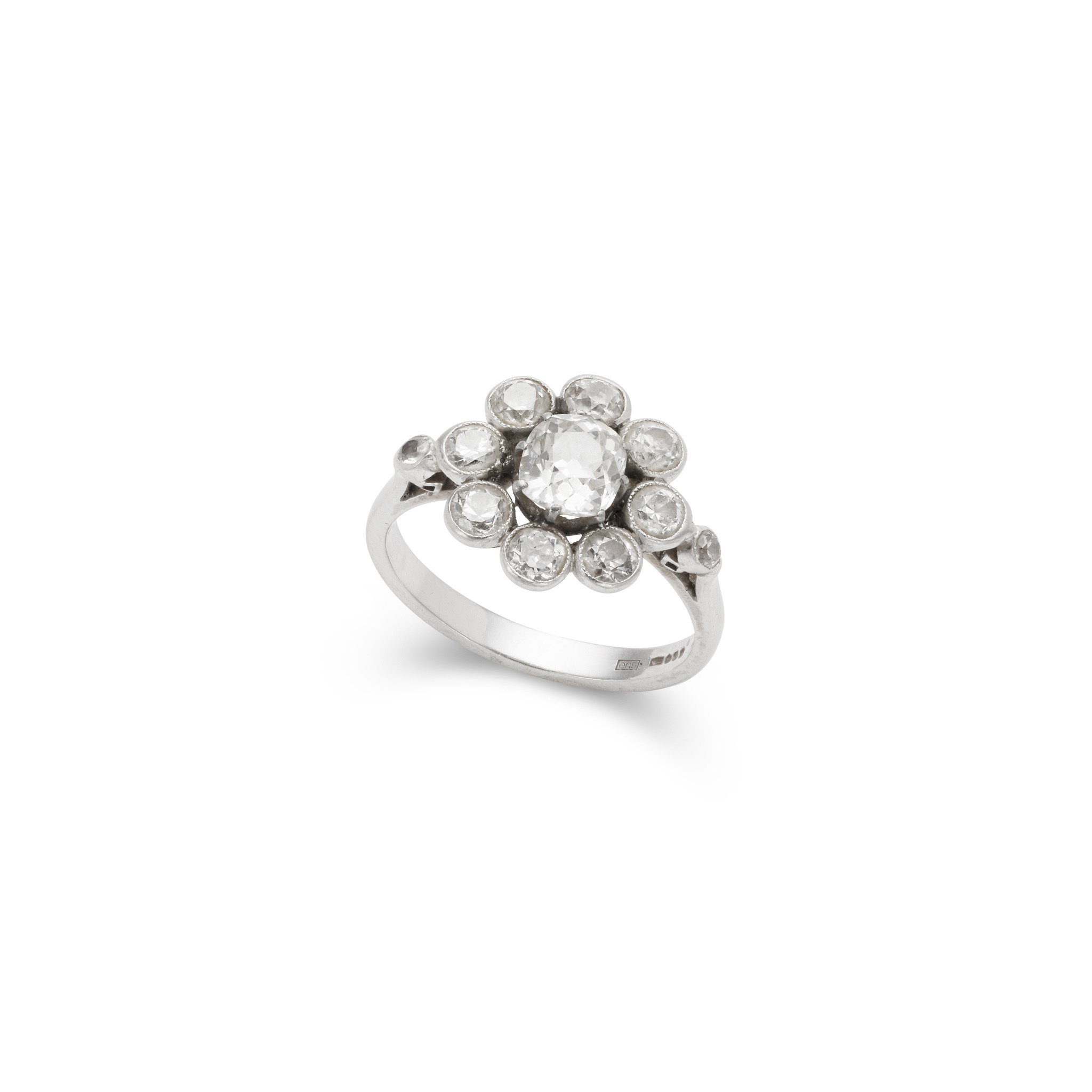 Eric N Smith: A diamond cluster ring