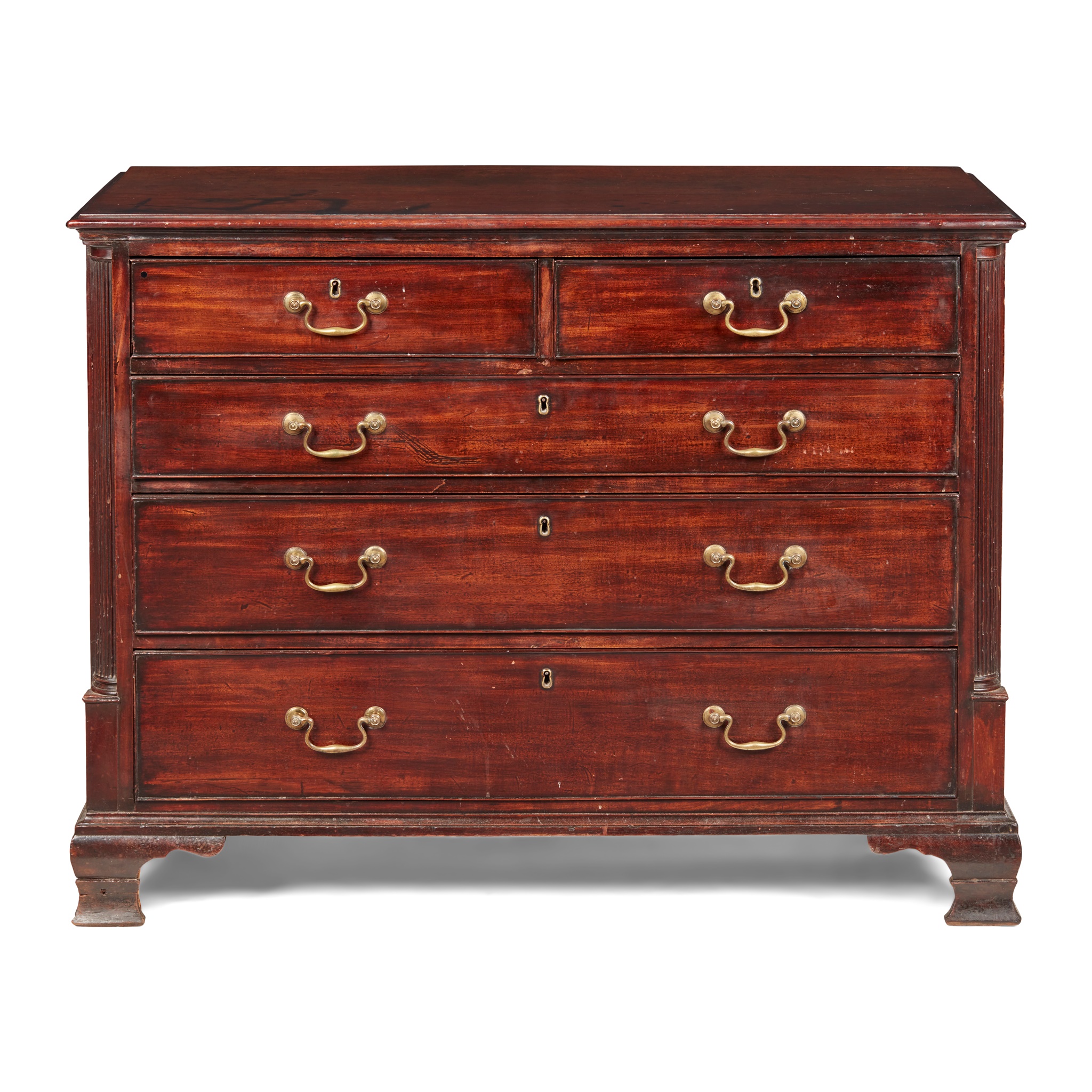 GEORGE III MAHOGANY CHEST