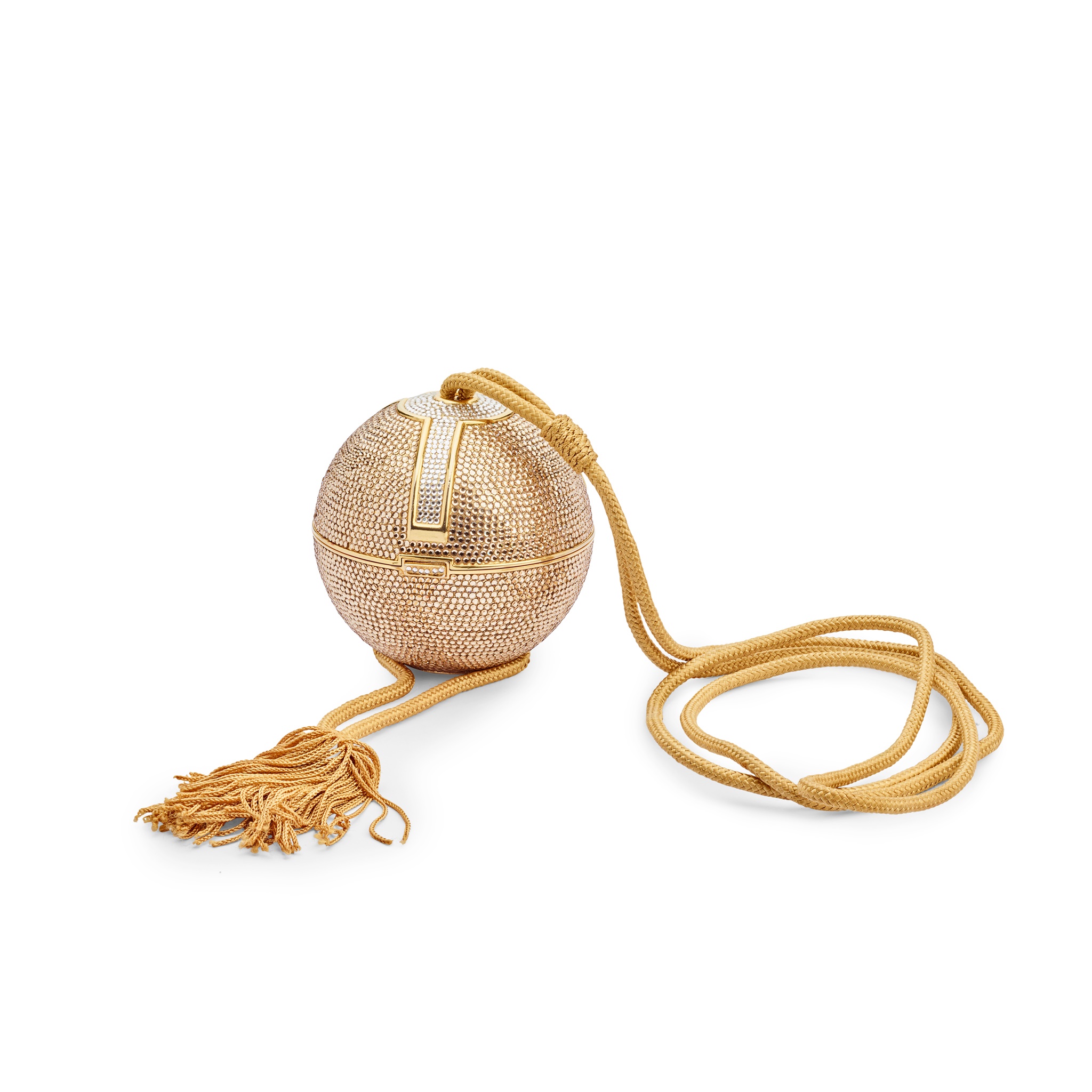 Judith Leiber: A globular crystal evening bag, 1980