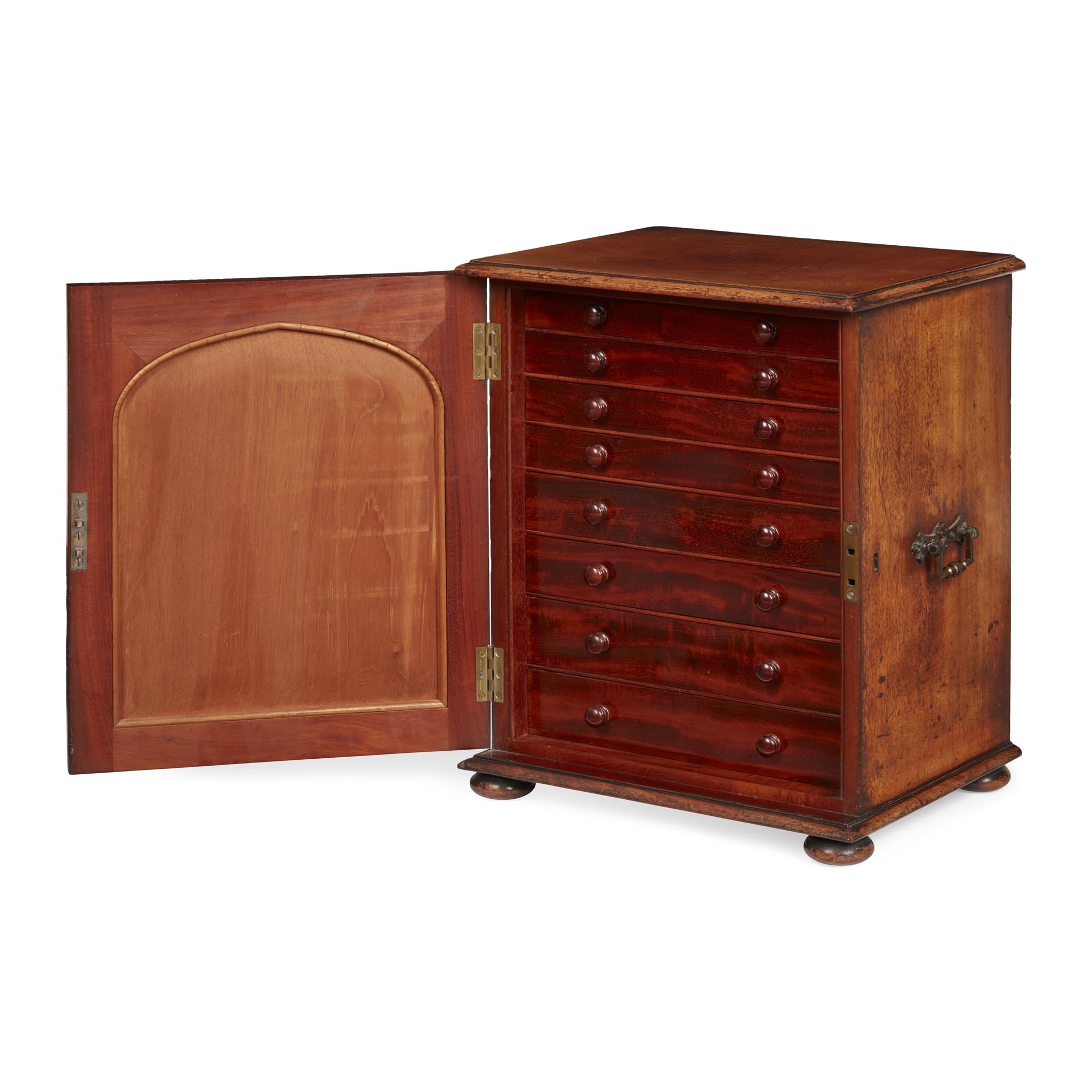 VICTORIAN MAHOGANY COLLECTOR'S CABINET