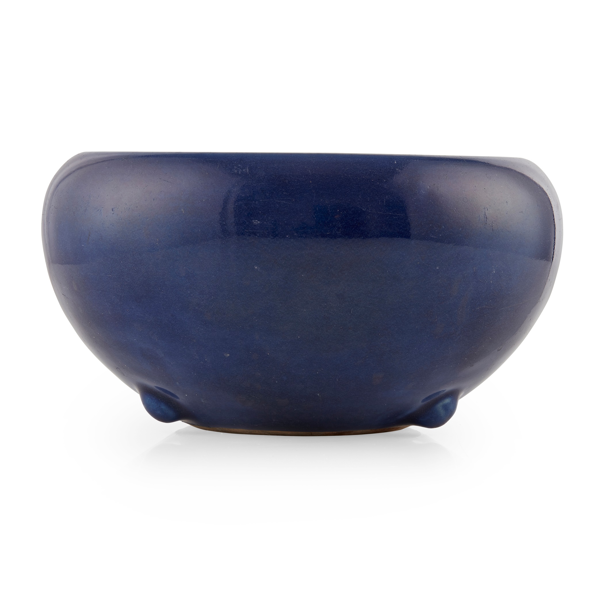 BLUE-GLAZED TRIPOD CENSER