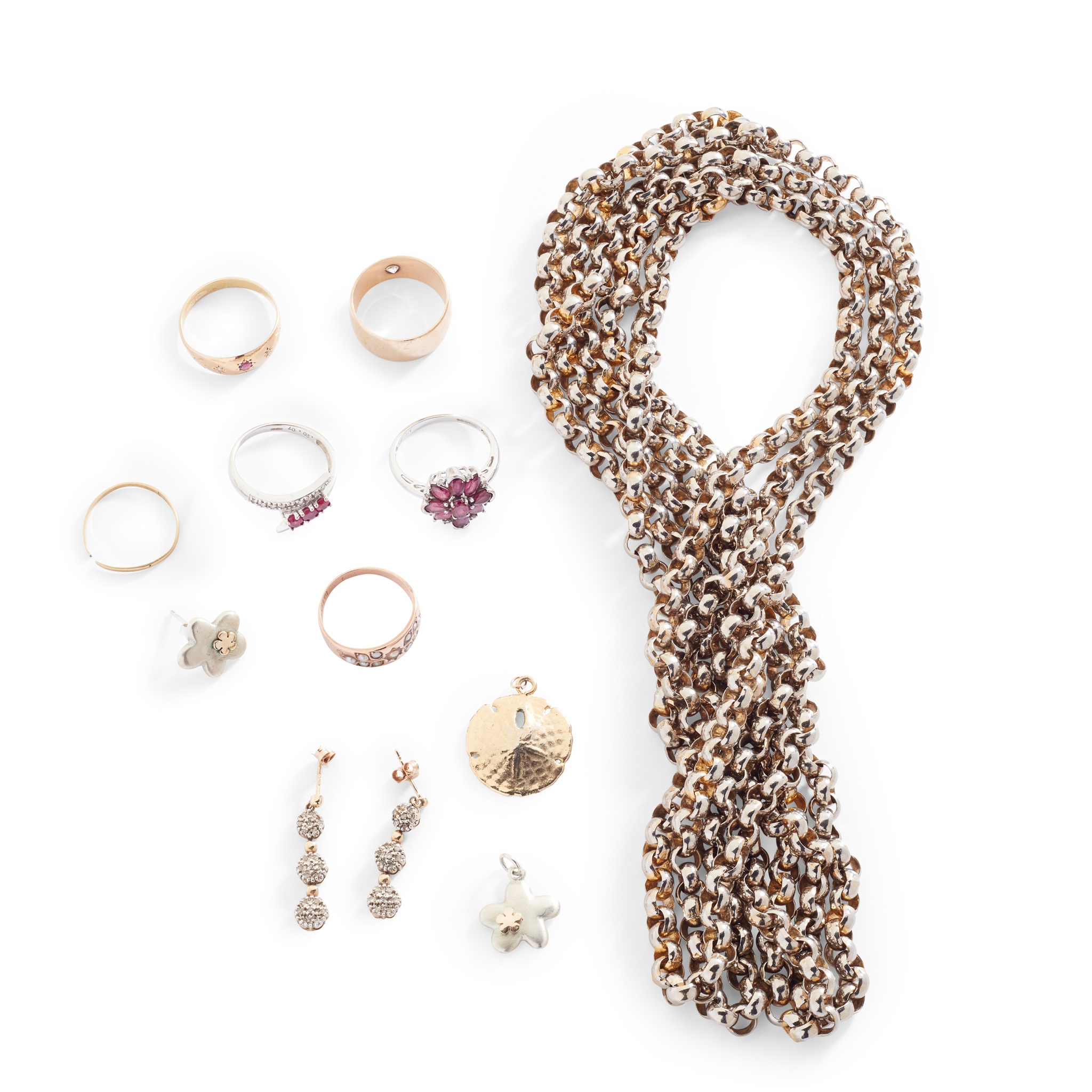 A collection of jewellery