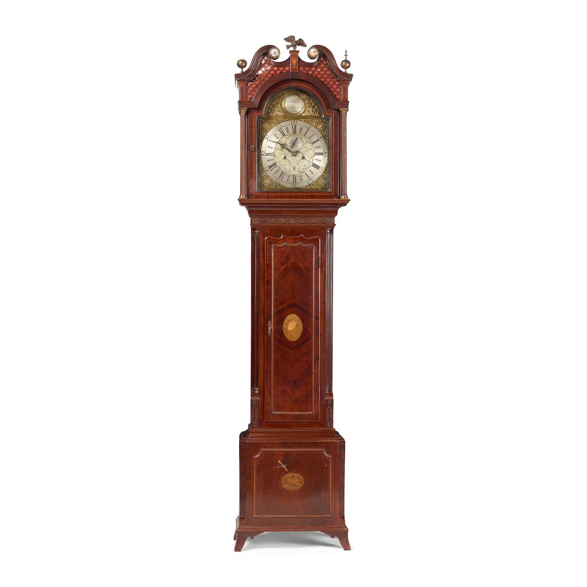 SCOTTISH GEORGE III MAHOGANY LONGCASE CLOCK, THOMAS WALKER, STRATHAVEN