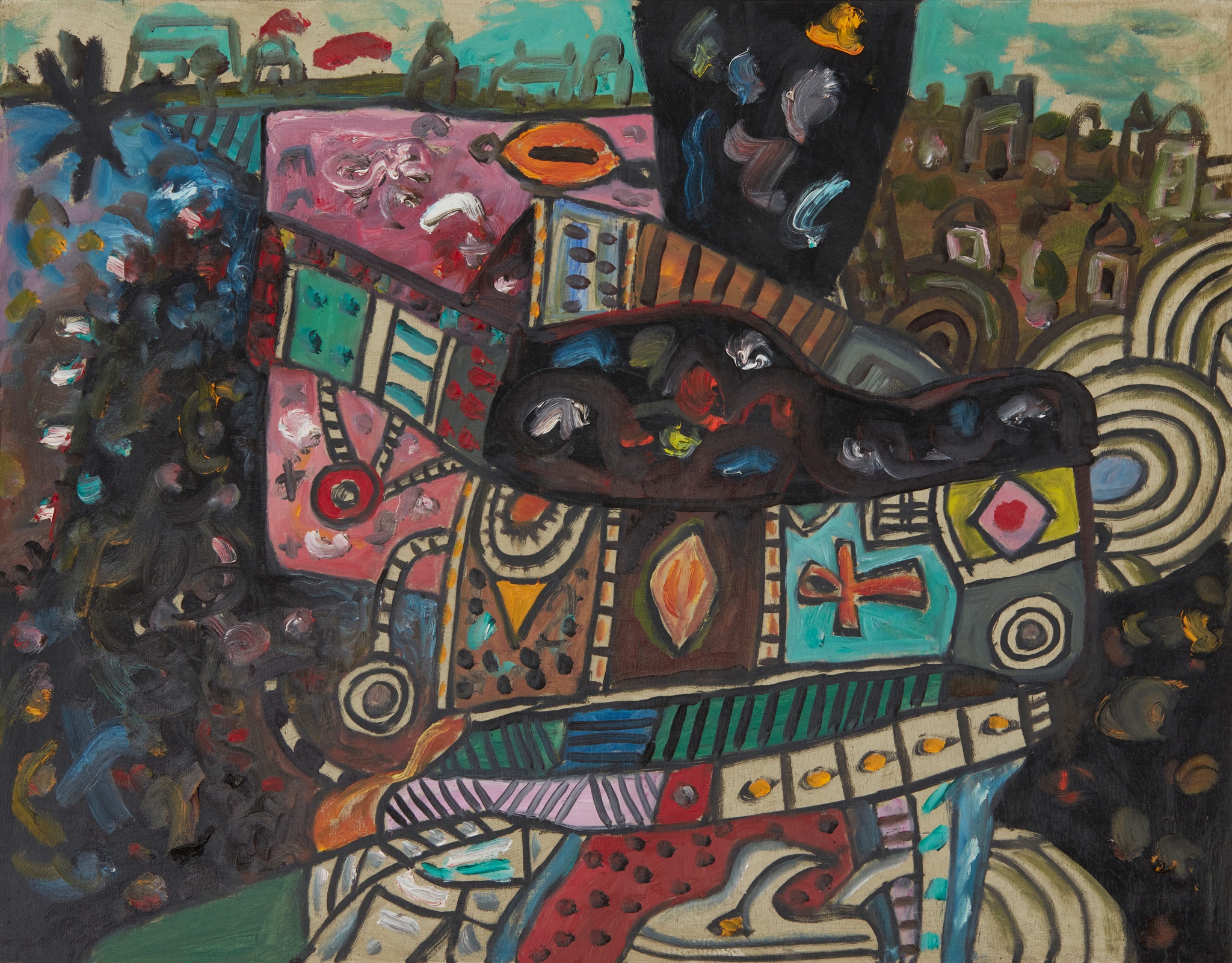 ALAN DAVIE C.B.E., R.A., H.R.S.A. (SCOTTISH 1920-2014)