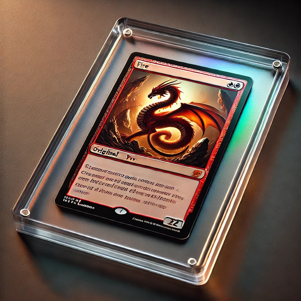 1st Edition Fire Dragon Holo – Vintage Monster Card 