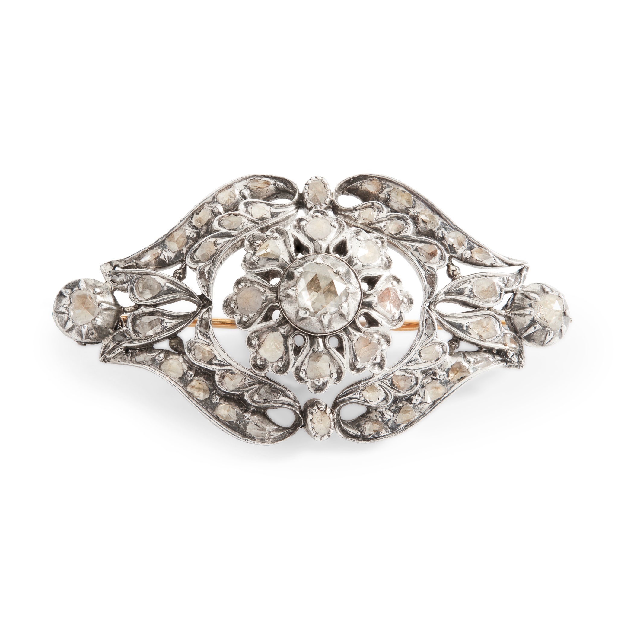 A diamond brooch