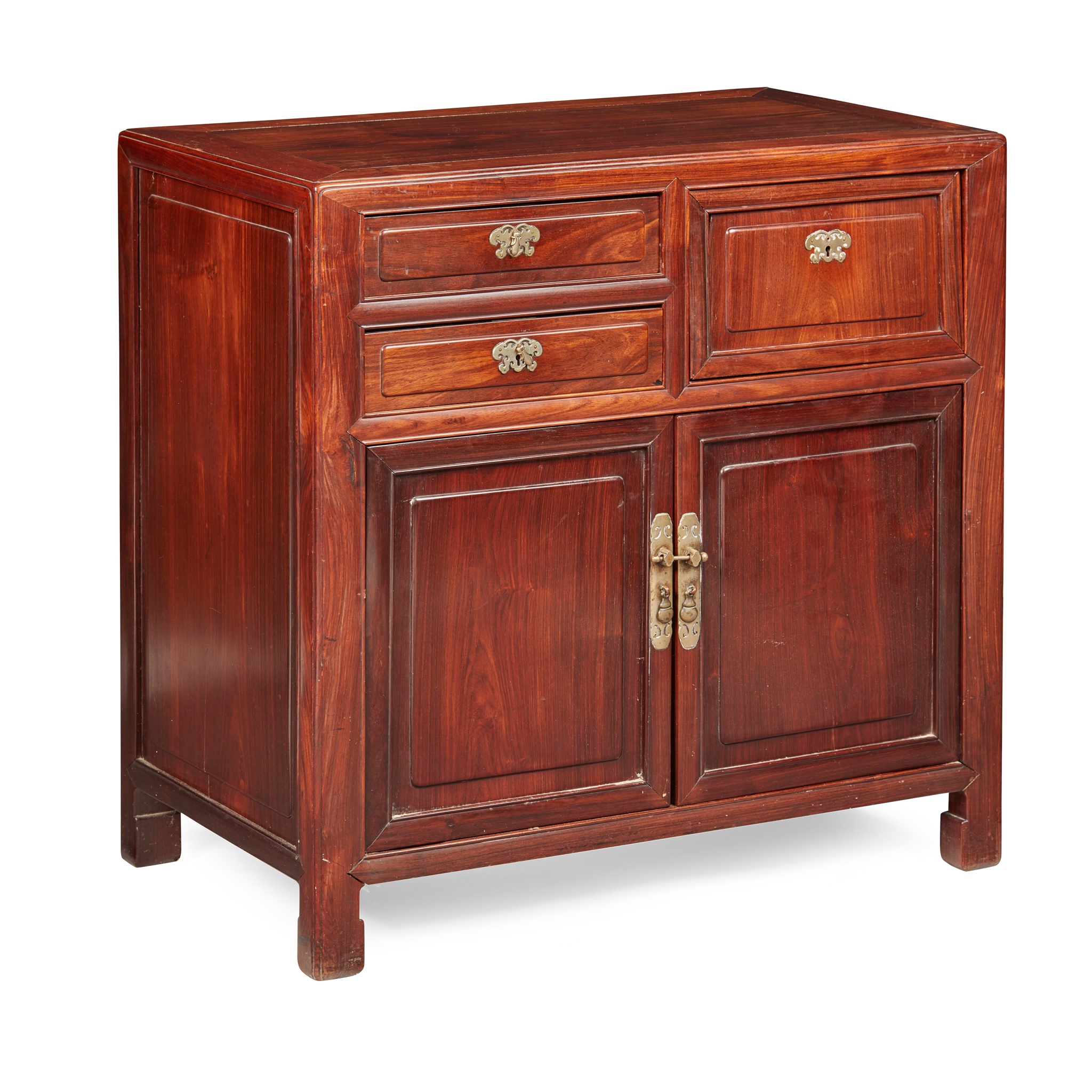 HARDWOOD CHEST OF DRAWERS