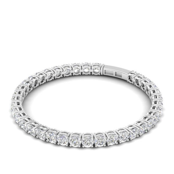 Diamond Bracelet in 18ct White Gold