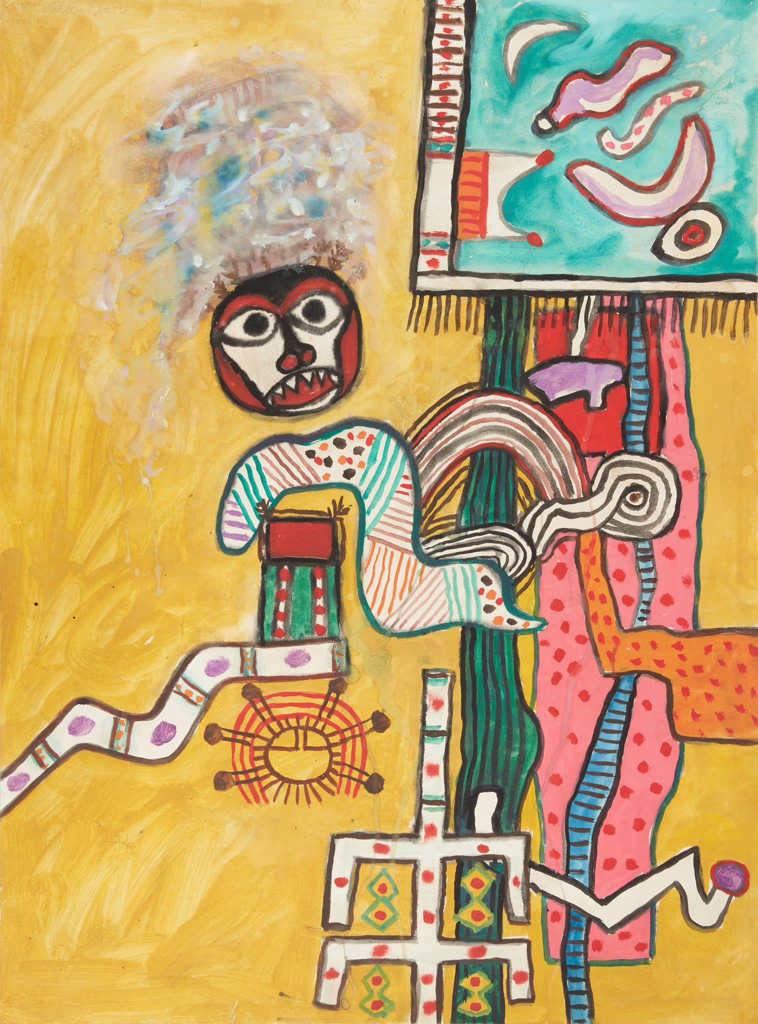 ALAN DAVIE C.B.E., R.A., H.R.S.A. (BRITISH 1920-2014)