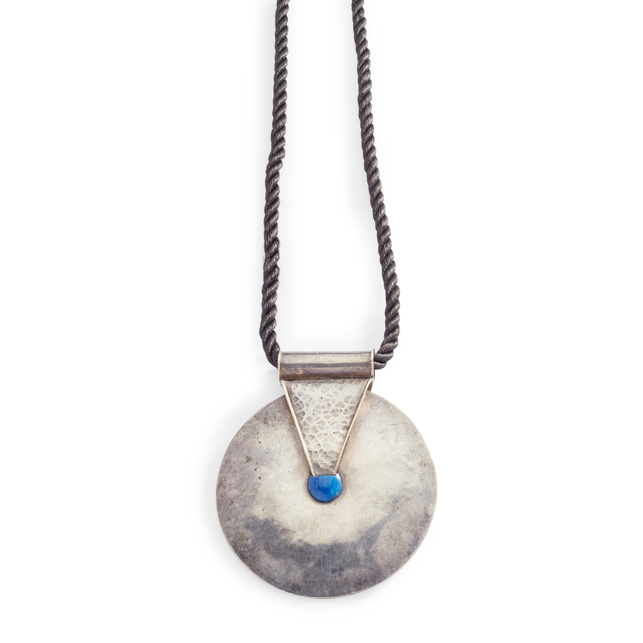 An Art Moderne lapis lazuli pendant
