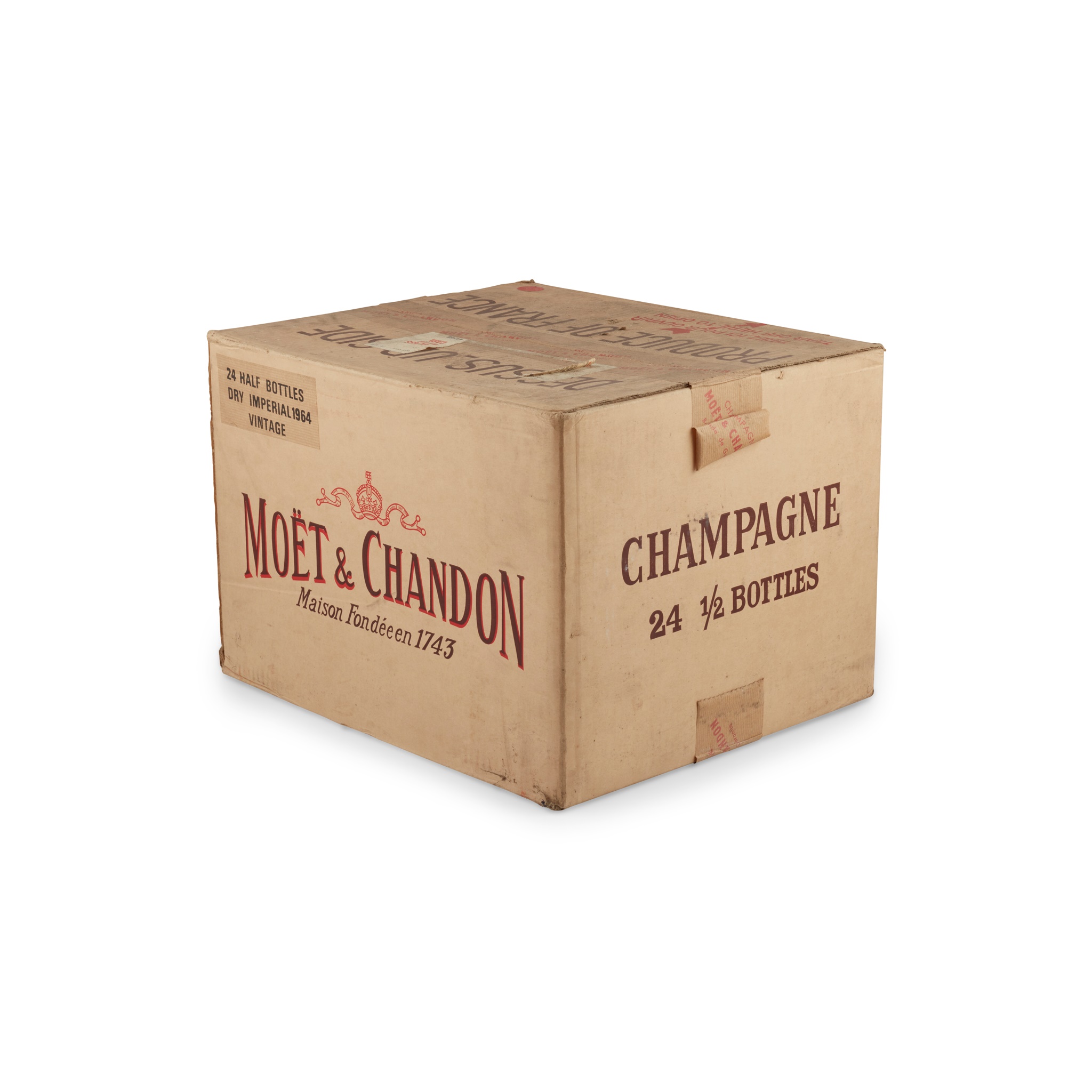 Twenty four half bottles of Champagne