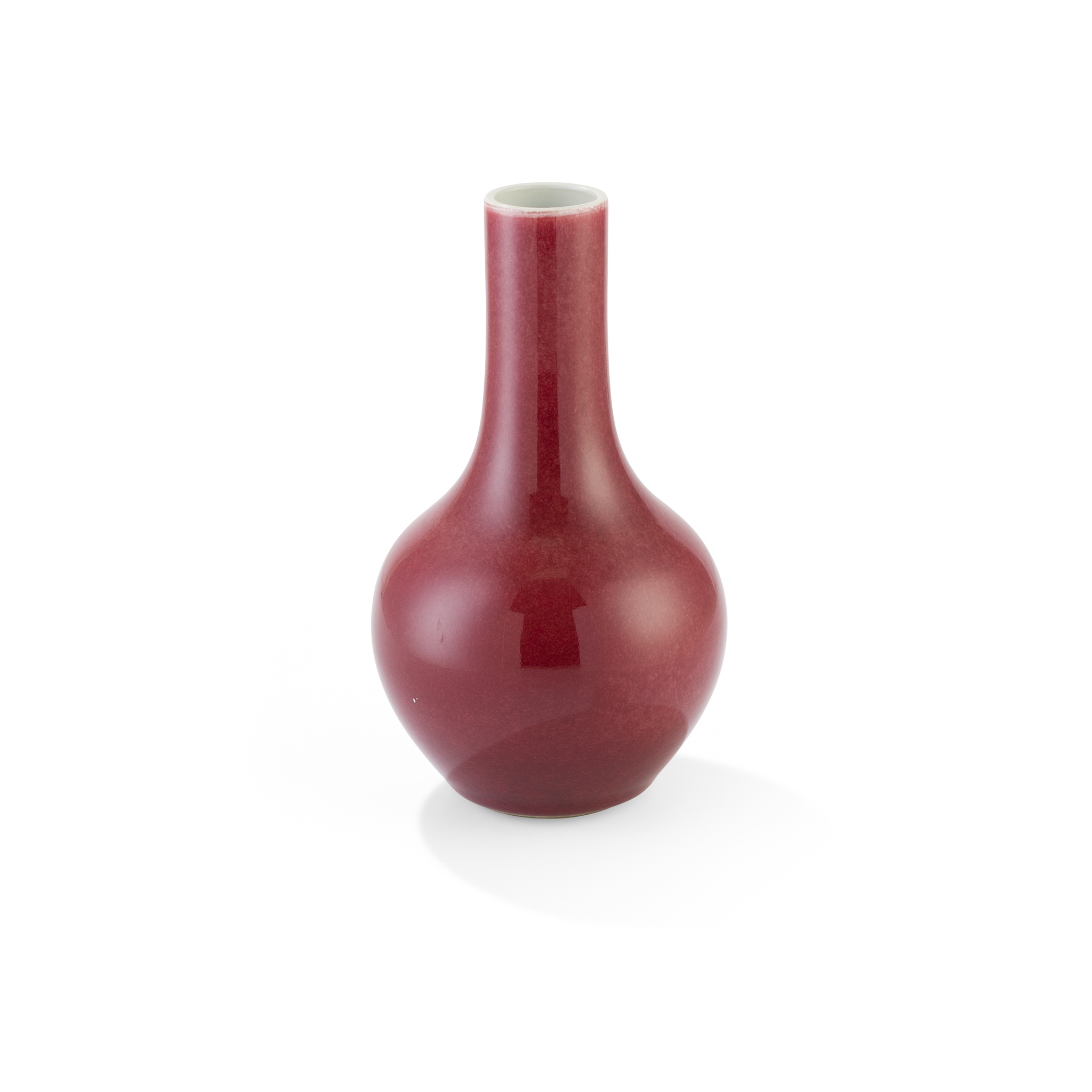 RED-GLAZED BOTTLE VASE