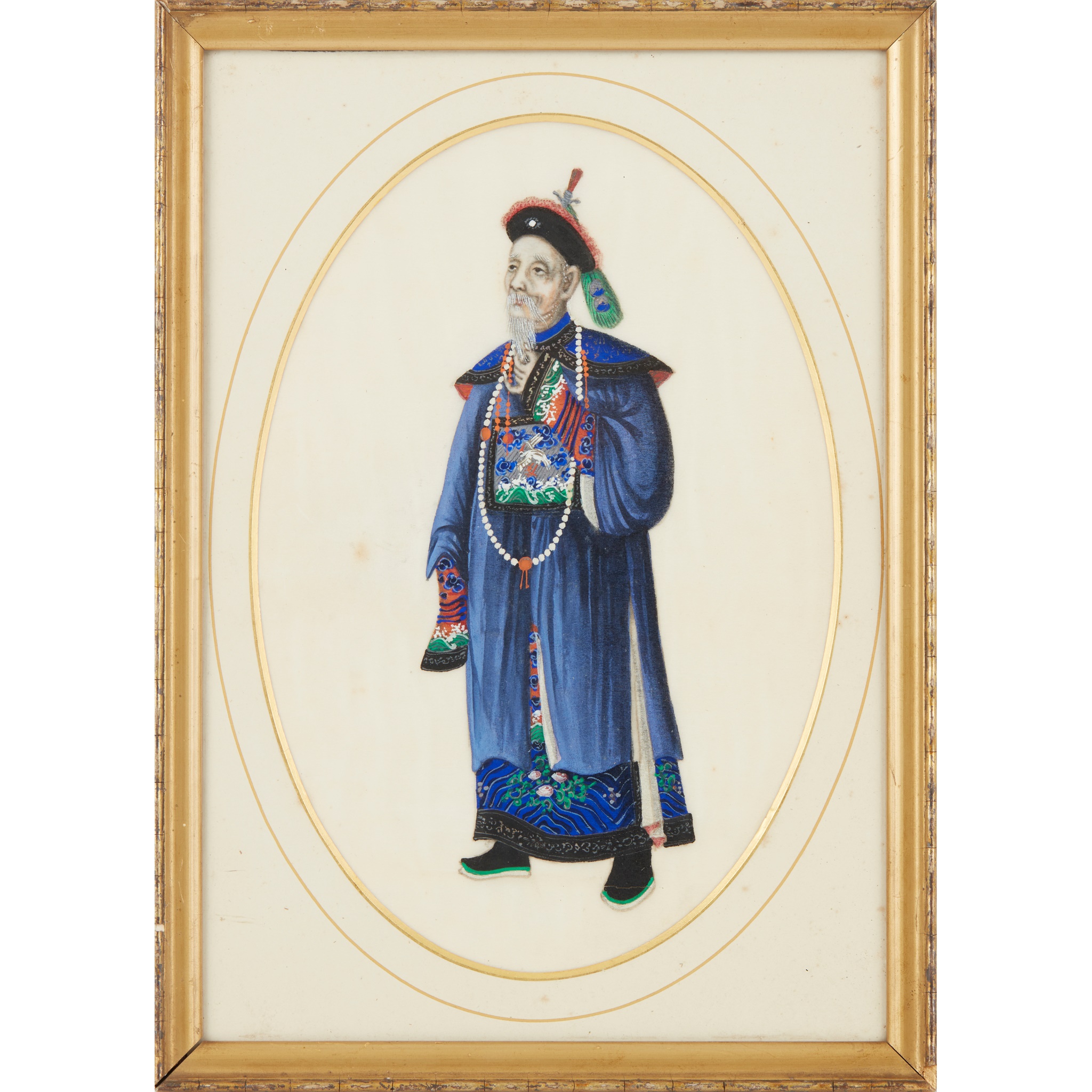 GROUP OF TWELVE PITH PAINTINGS