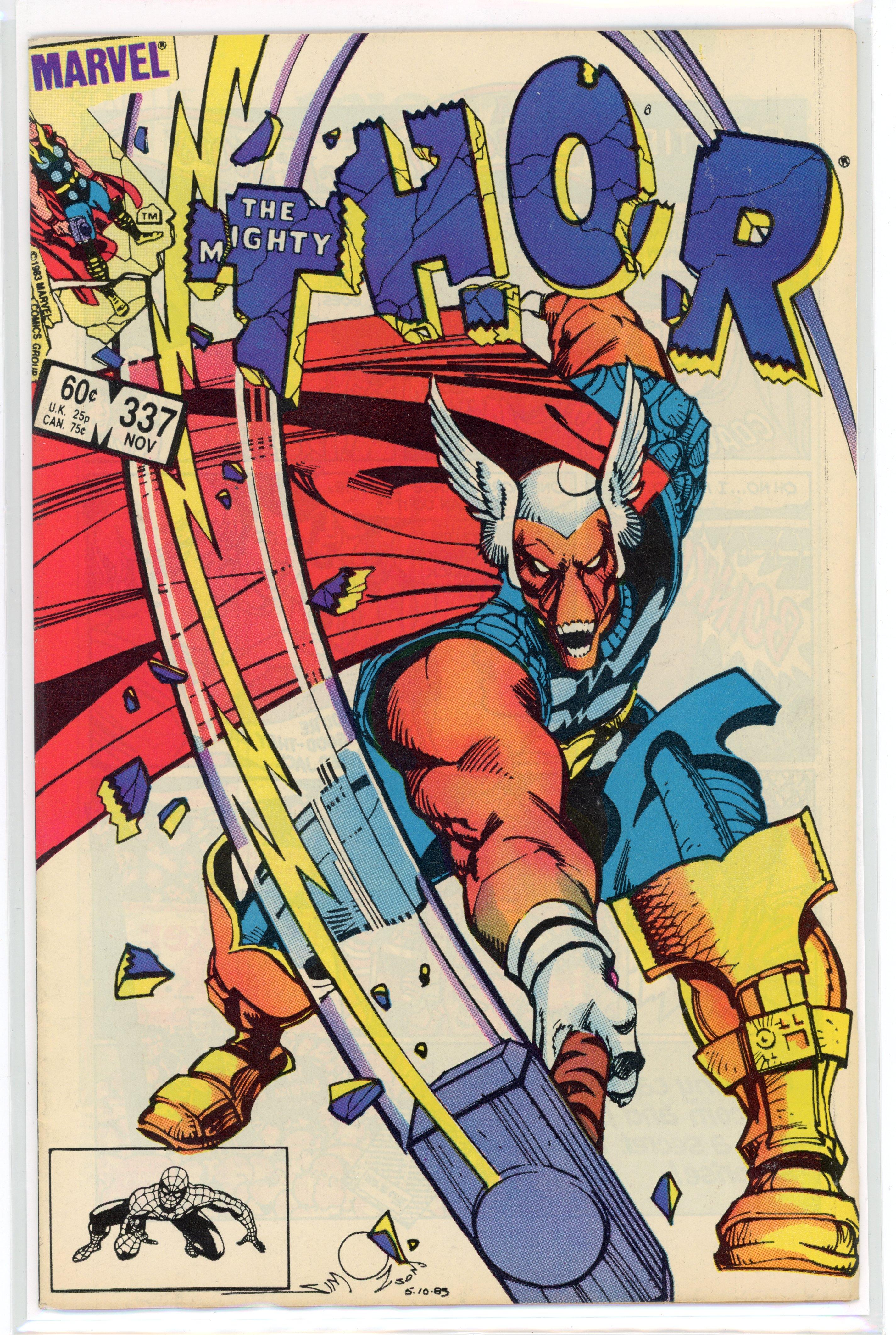 Thor #337 (Marvel Comics, 1983) First appearance of Beta Ray Bill