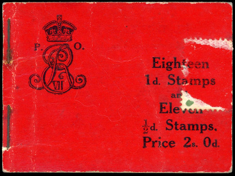 GB 1911 (June) Harrison 2s red cover printed in black with larger Post Office cypher