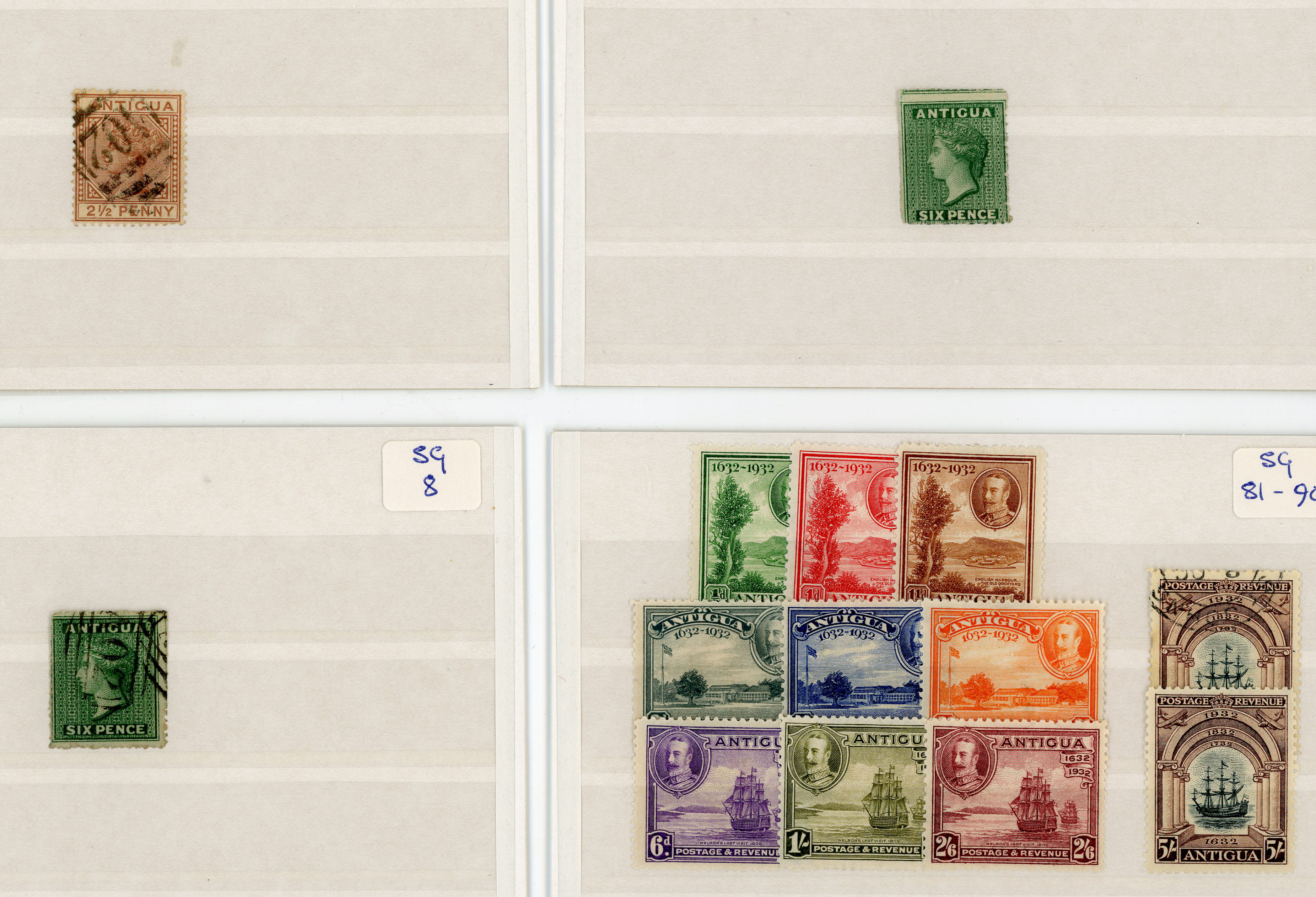 1862-1932 mainly mint selection arranged on stockcards