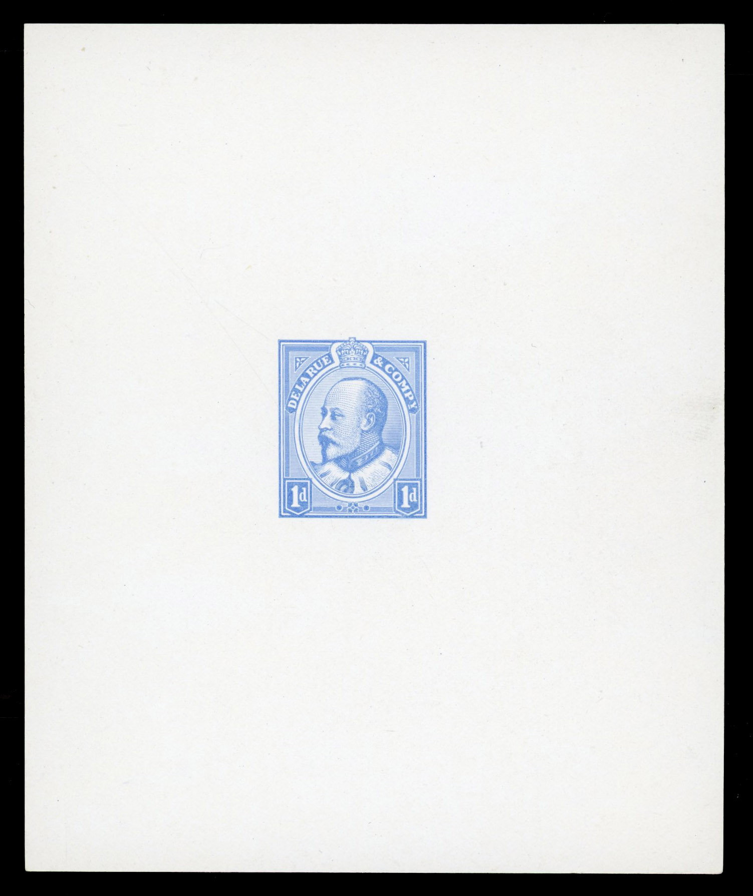 GB 1903 1d "Canada head" essay in ultramarine