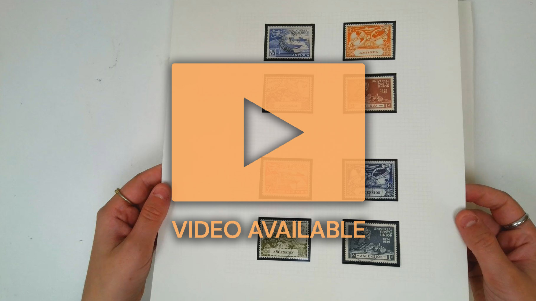 OMNIBUS: 1949 UPU 75th Anniversary used collection of 310 stamps, neatly presented on album leaves. (310) £750 