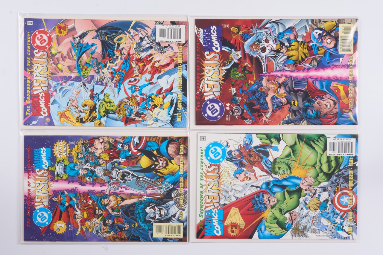 DC Versus Marvel Comics & DC/Marvel Access Complete Sets & Secret Origins (DC/Marvel Comics, 1973-1996) Bundle of 12