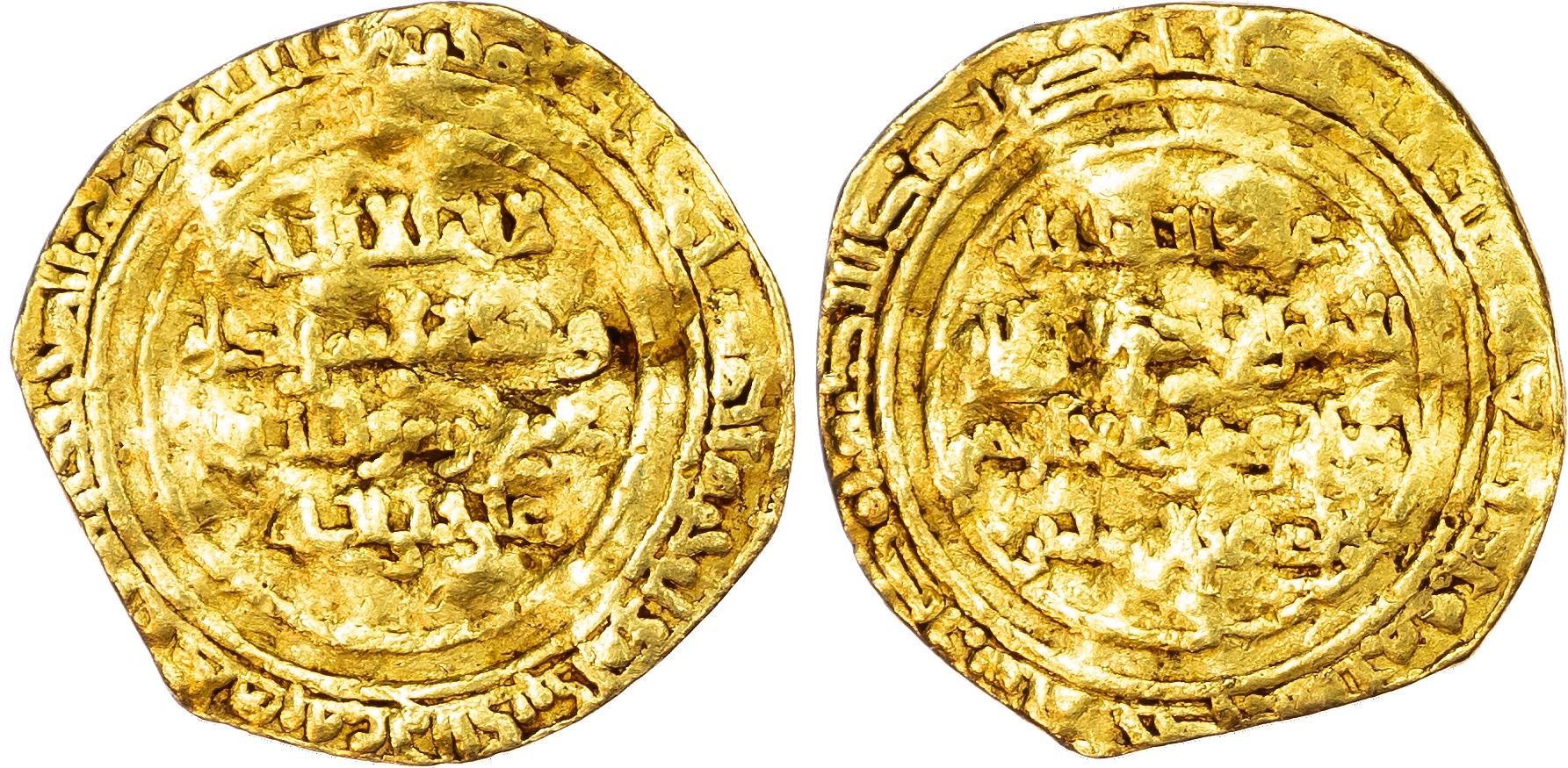 Fatimid, al‑Zahir (AH 411‑427 / 1021‑1036 AD), gold Dinar, AH 418 / 1027/8 AD, Misr
