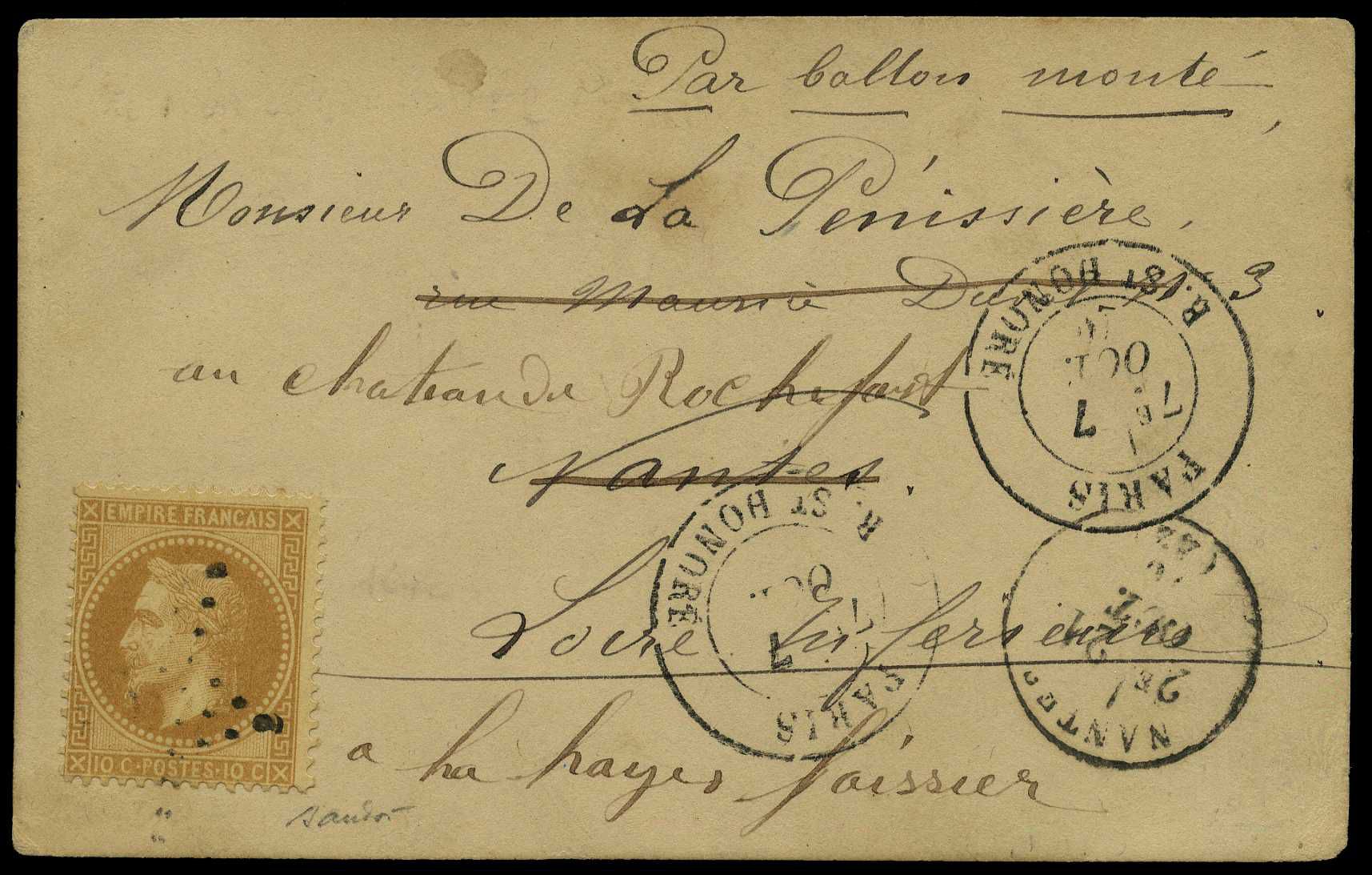 Ninth/Tenth Balloon of the Siege: 1870...