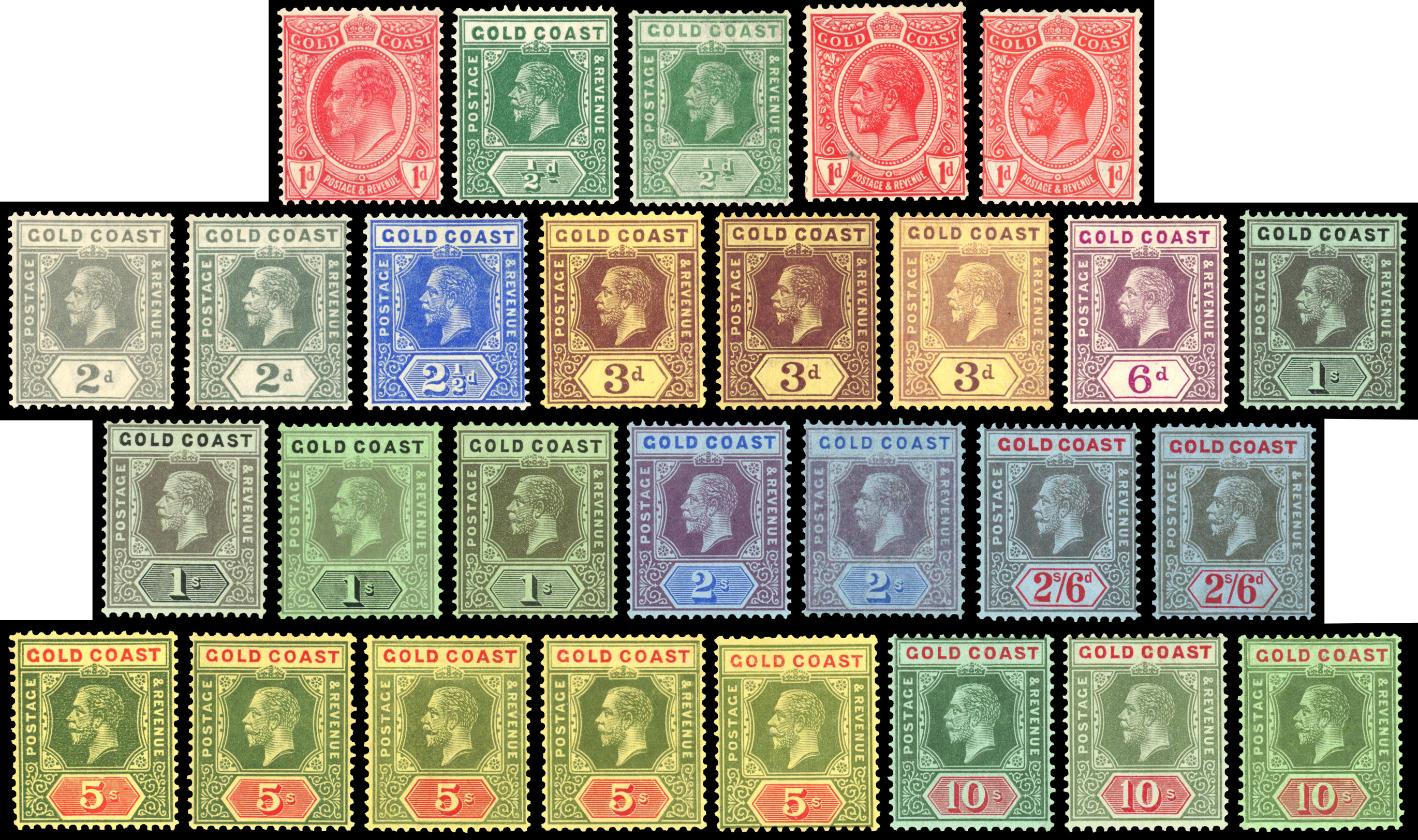 Gold Coast mint selection