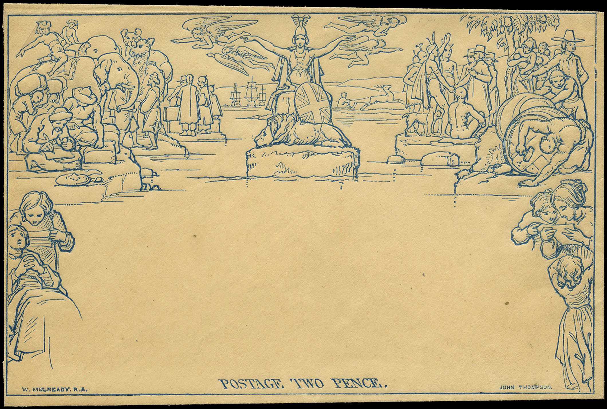 MULREADY: 1840 2d envelope (stereo a197)....
