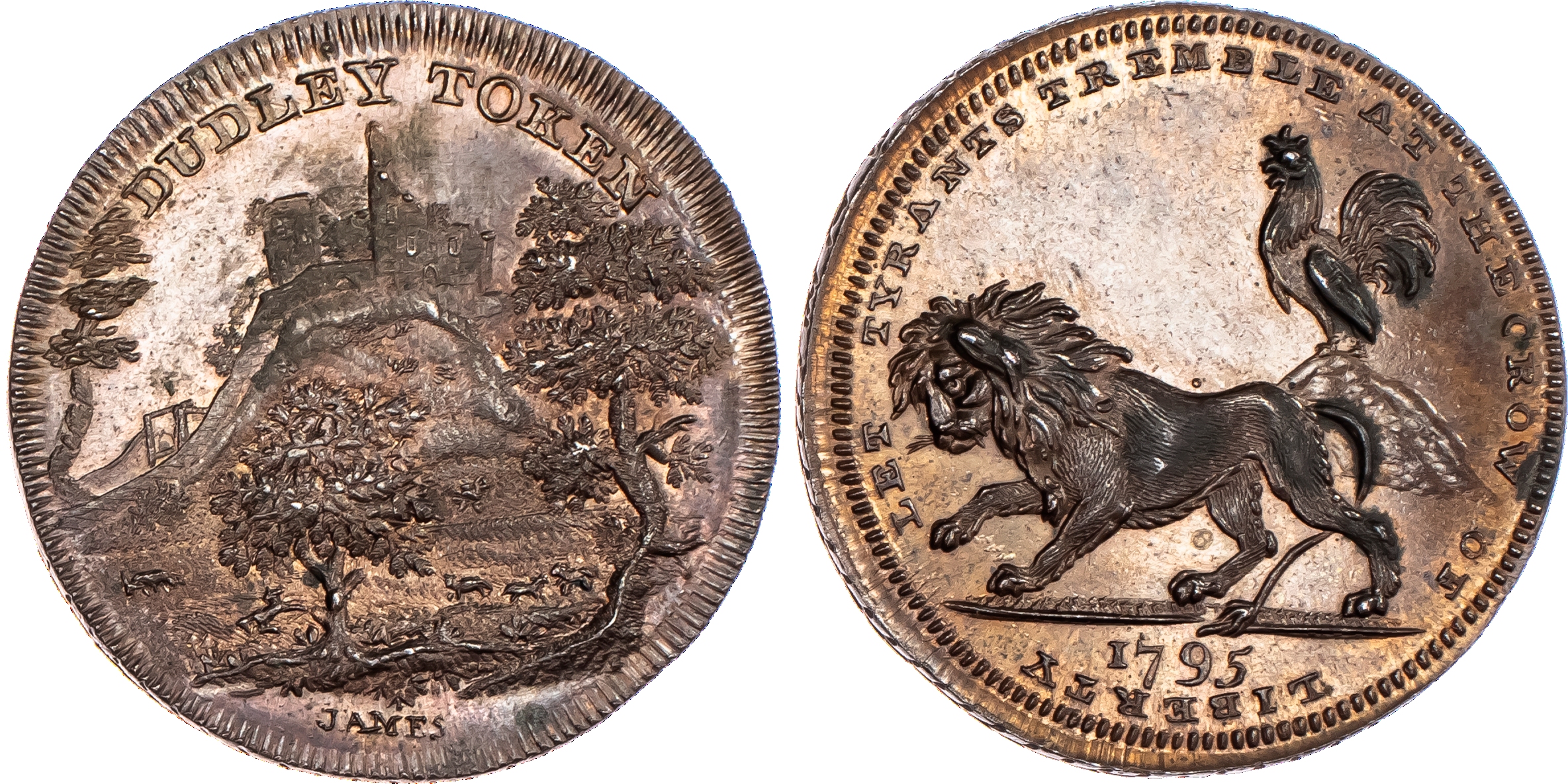 Dudley, Spence’s mule Halfpenny 1790,...