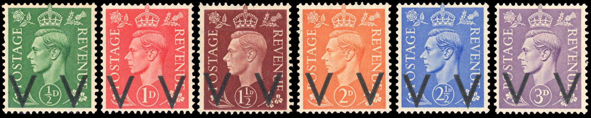 1942-43 Private Victory overprint essays