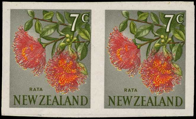 1967 7c rose-red, yellow, green and...