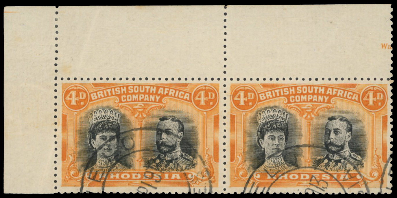 4d black and orange RSC B, corner pair, position 2 Hook in Ear CTO