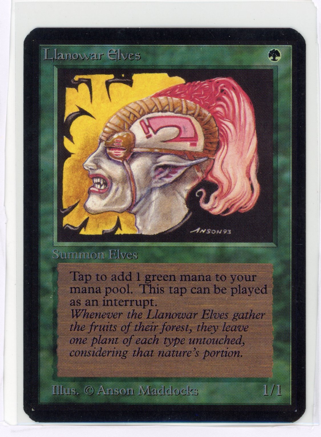 Llanowar Elves - Alpha (NM)