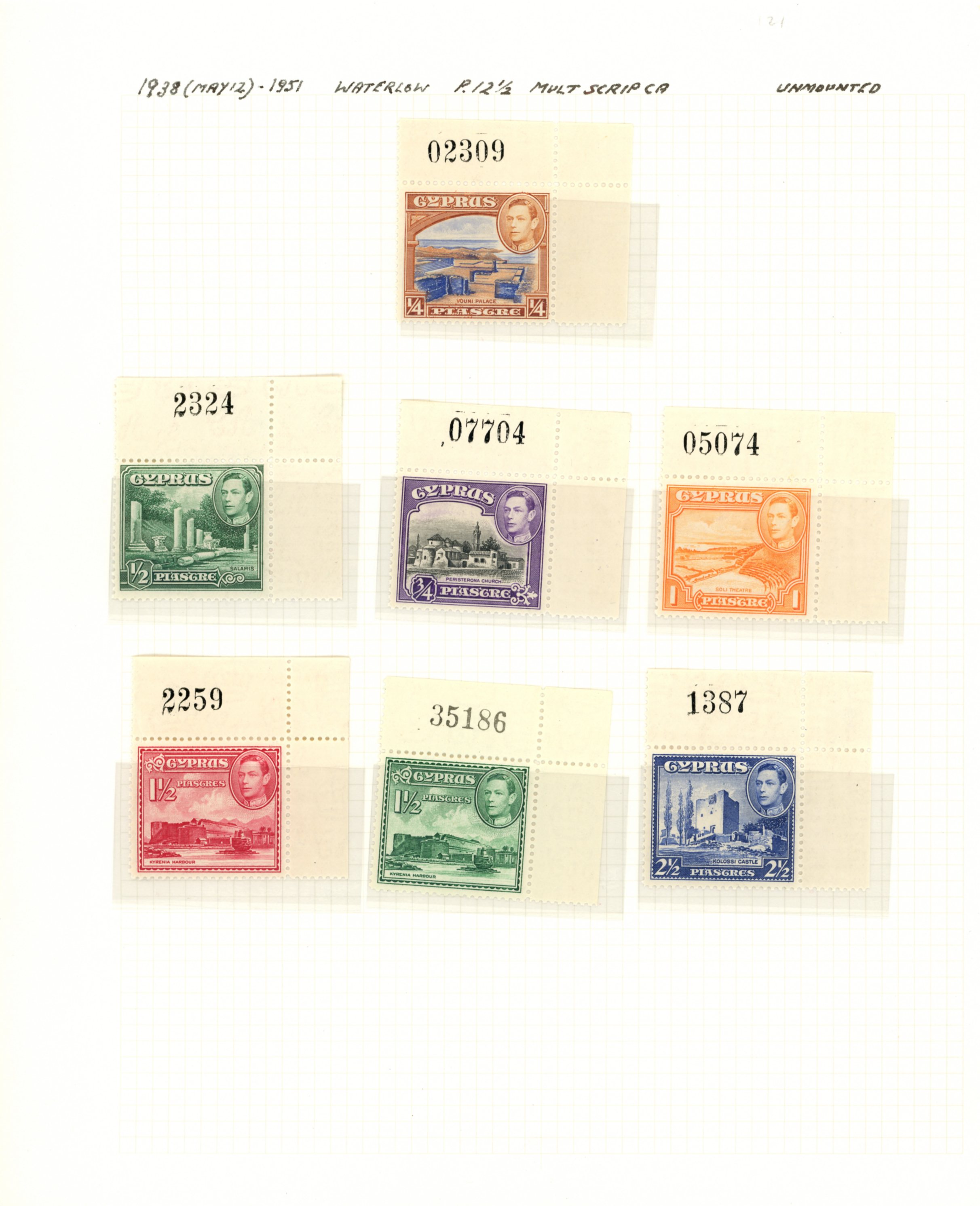 1938-51 mint definitive collection (121)...
