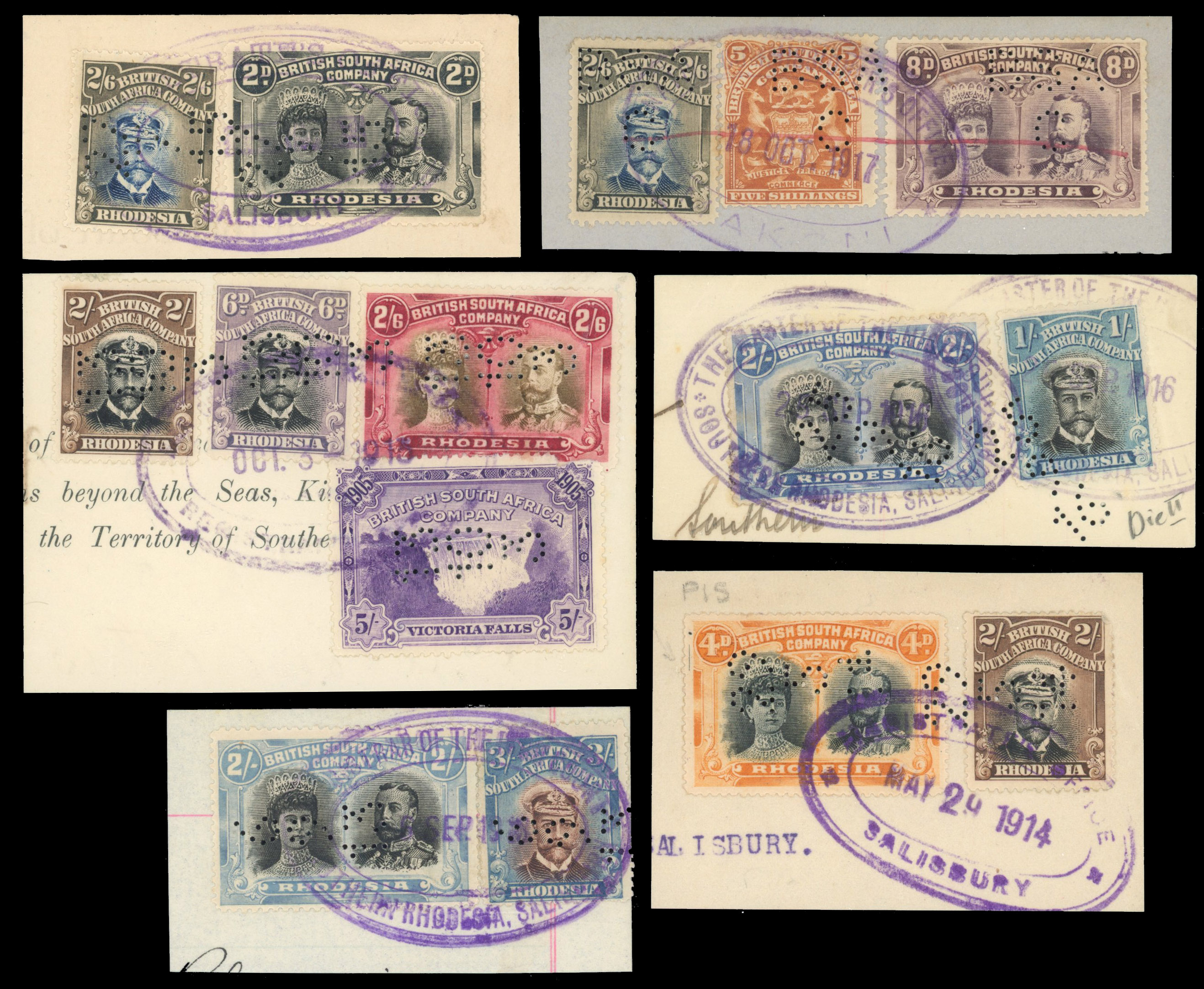 Rhodesia Revenues Double Head/Admirals better group