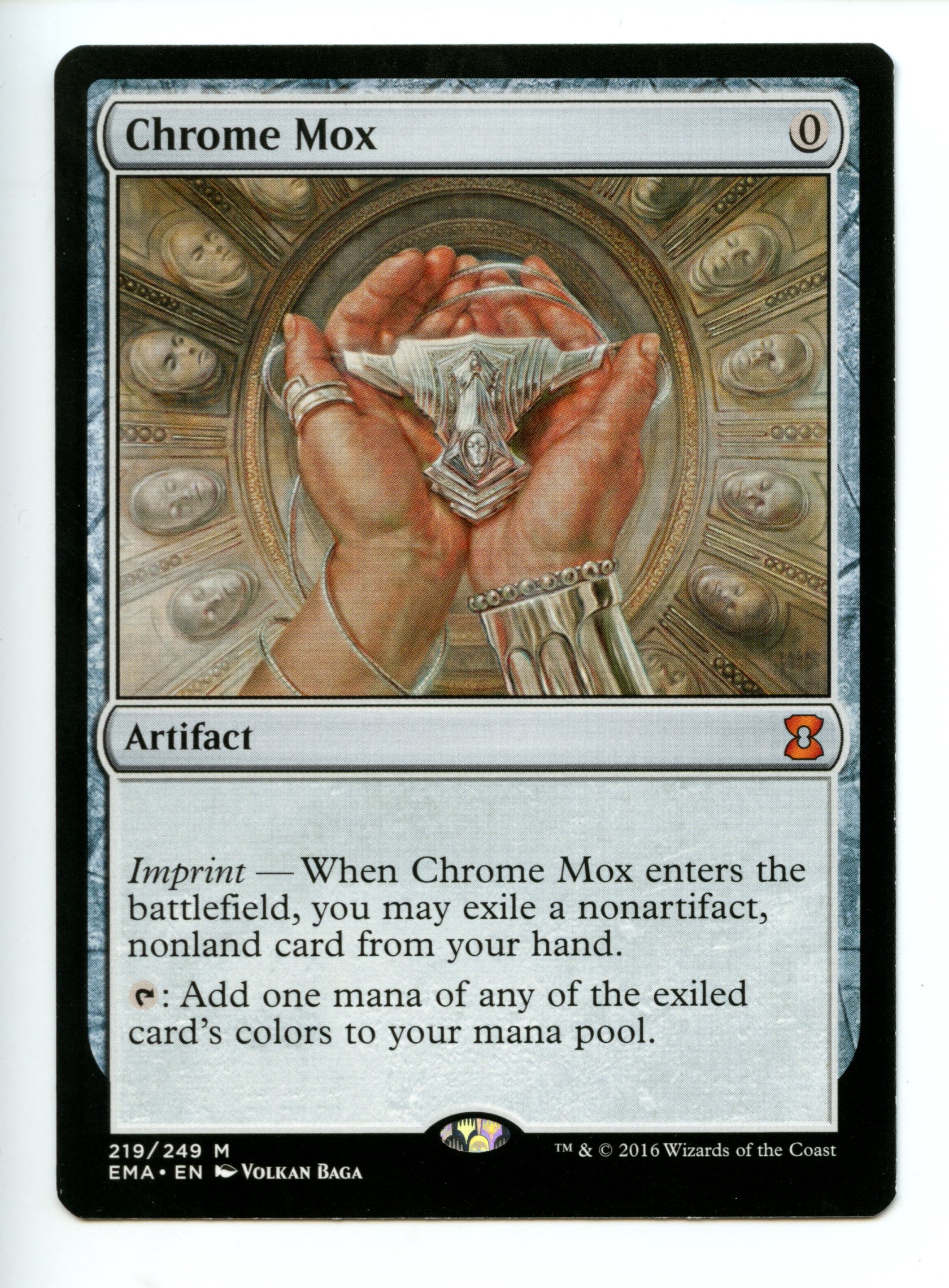 Magic the Gathering - Chrome Mox  - Eternal Masters - Lightly Played