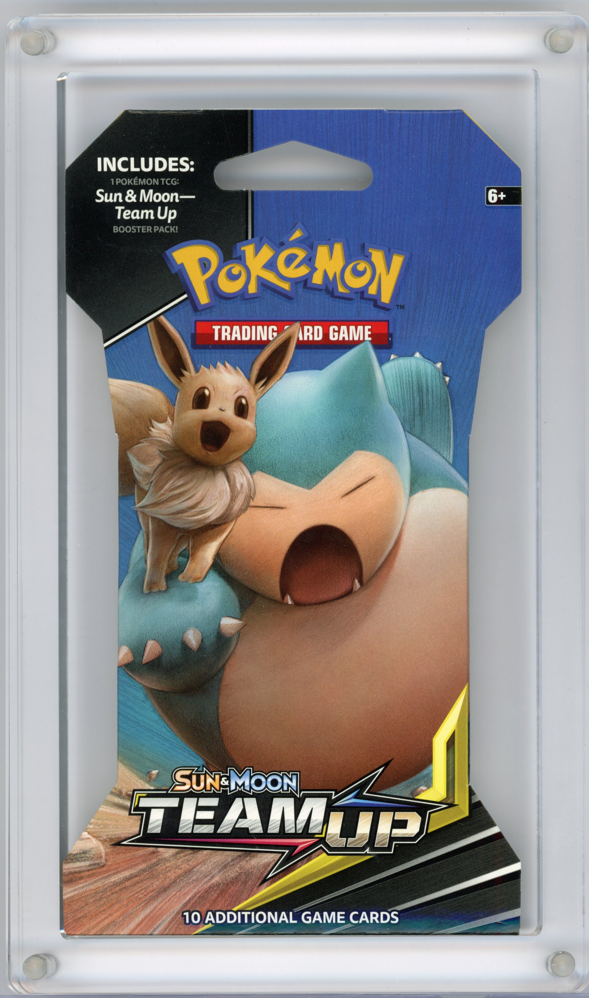 Sun & Moon Team Up Sealed Single Pack Blister (Eevee/Snorlax Artwork)