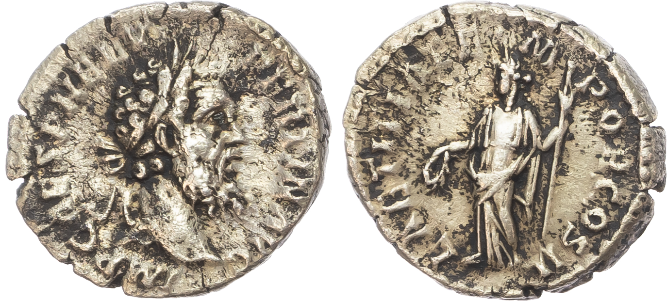 Pertinax (AD 193) AR Denarius, Rome, 3.50g. 