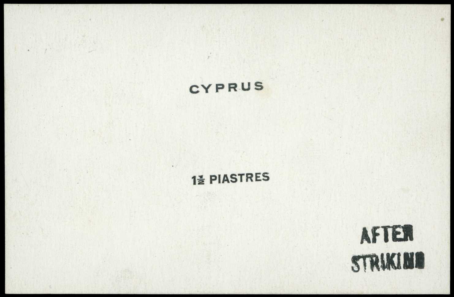 PROOF: 1925 De La Rue die proof for '1½...