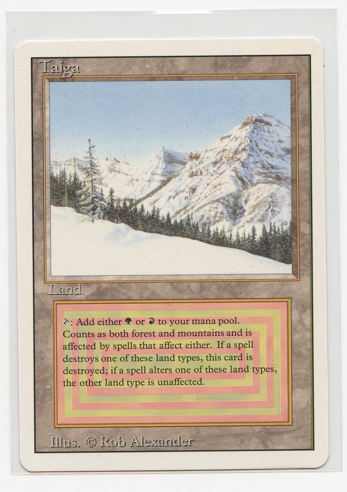 Taiga - Revised Dual Land (NM)