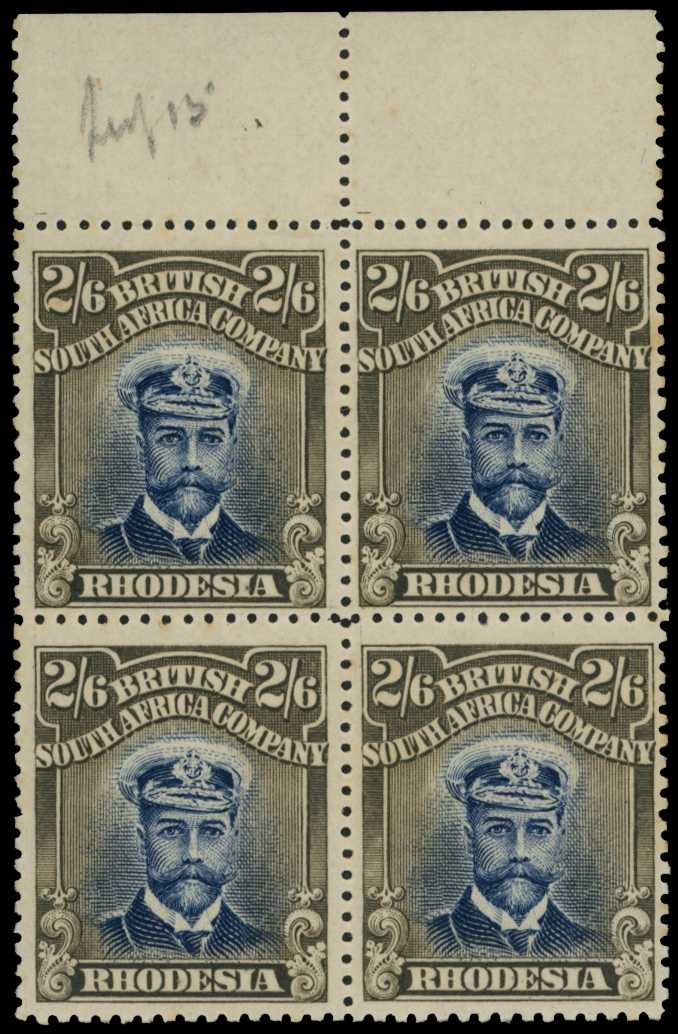 1913-7 2/6d Head Die II, perf 15. A very...