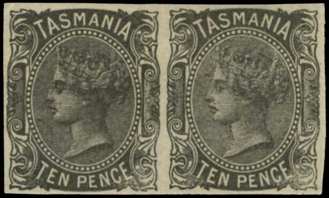 1870-71 4d black, wmk 14 ("10"), horizontal...